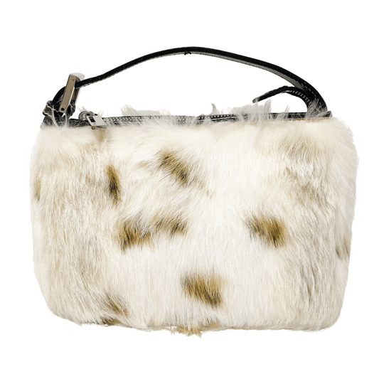 FENDI White Fur Pouch Bag, in , Sold by HIVE PRELOVED - Handle Bags, ,