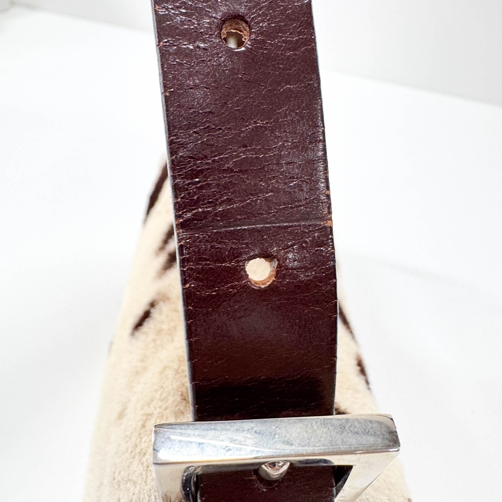 FENDI White Sheep Fur Baguette Shoulder Bag, in , Sold by HIVE PRELOVED - Shoulder Bags, ,