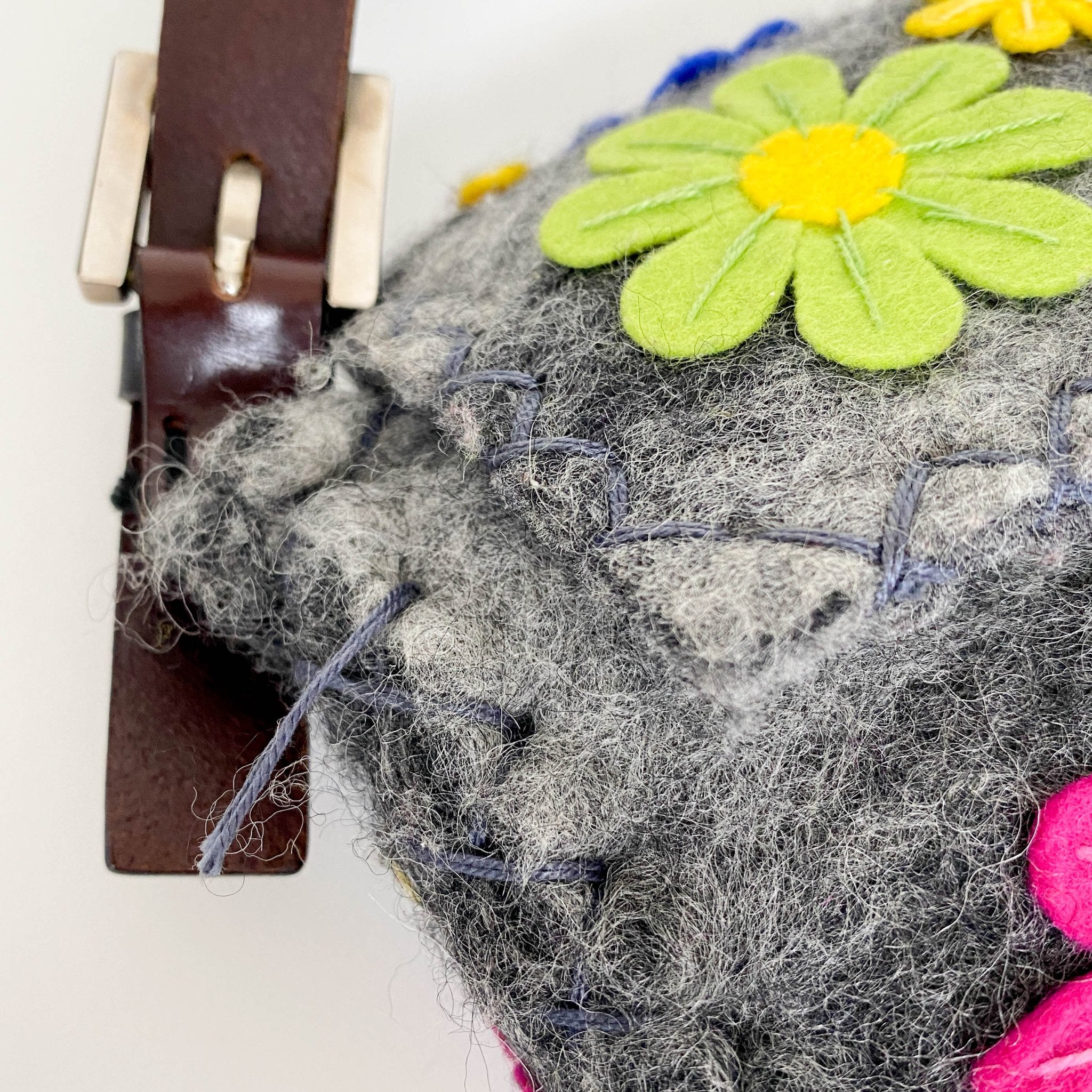 FENDI Wool Baguette with Embroidery Shoulder Bag, in , Sold by HIVE PRELOVED - Shoulder Bags, ,