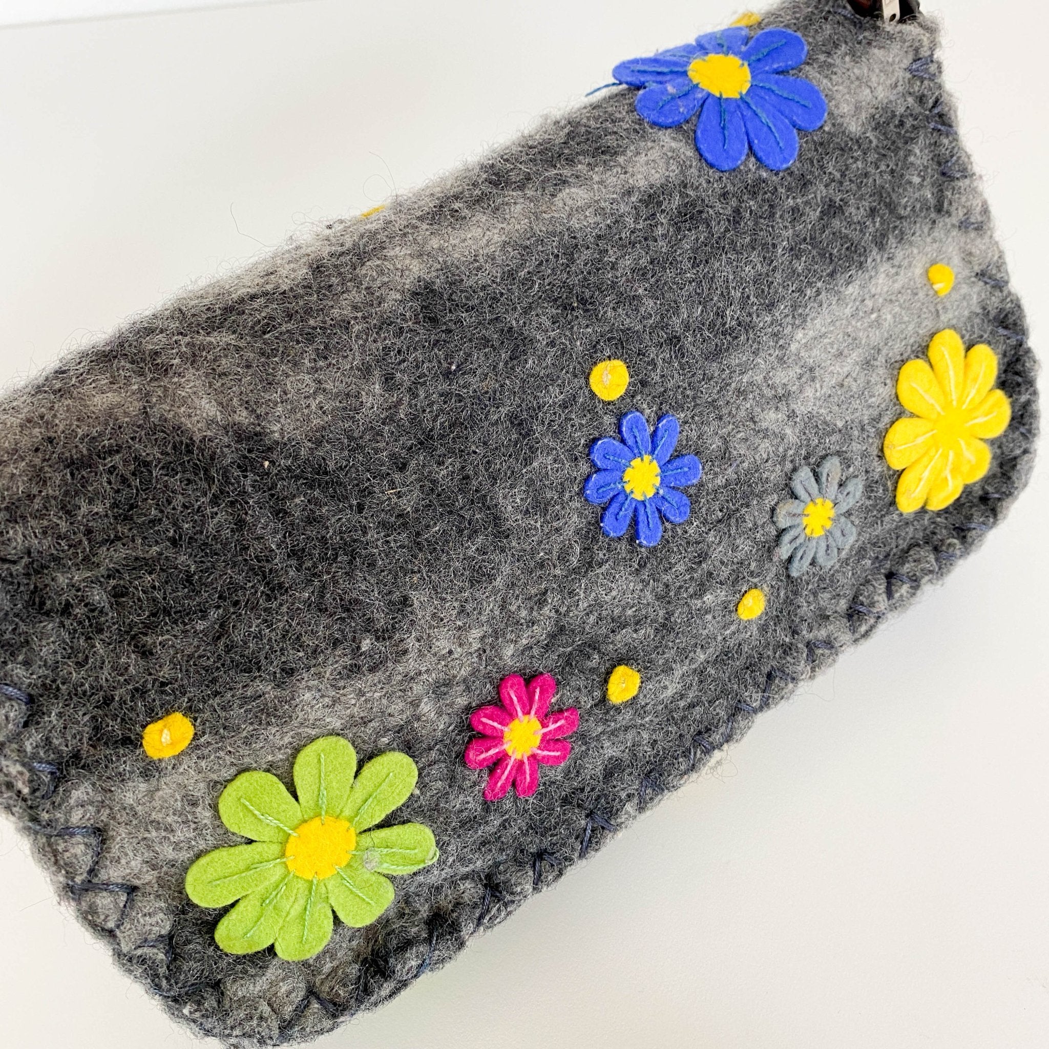 FENDI Wool Baguette with Embroidery Shoulder Bag, in , Sold by HIVE PRELOVED - Shoulder Bags, ,