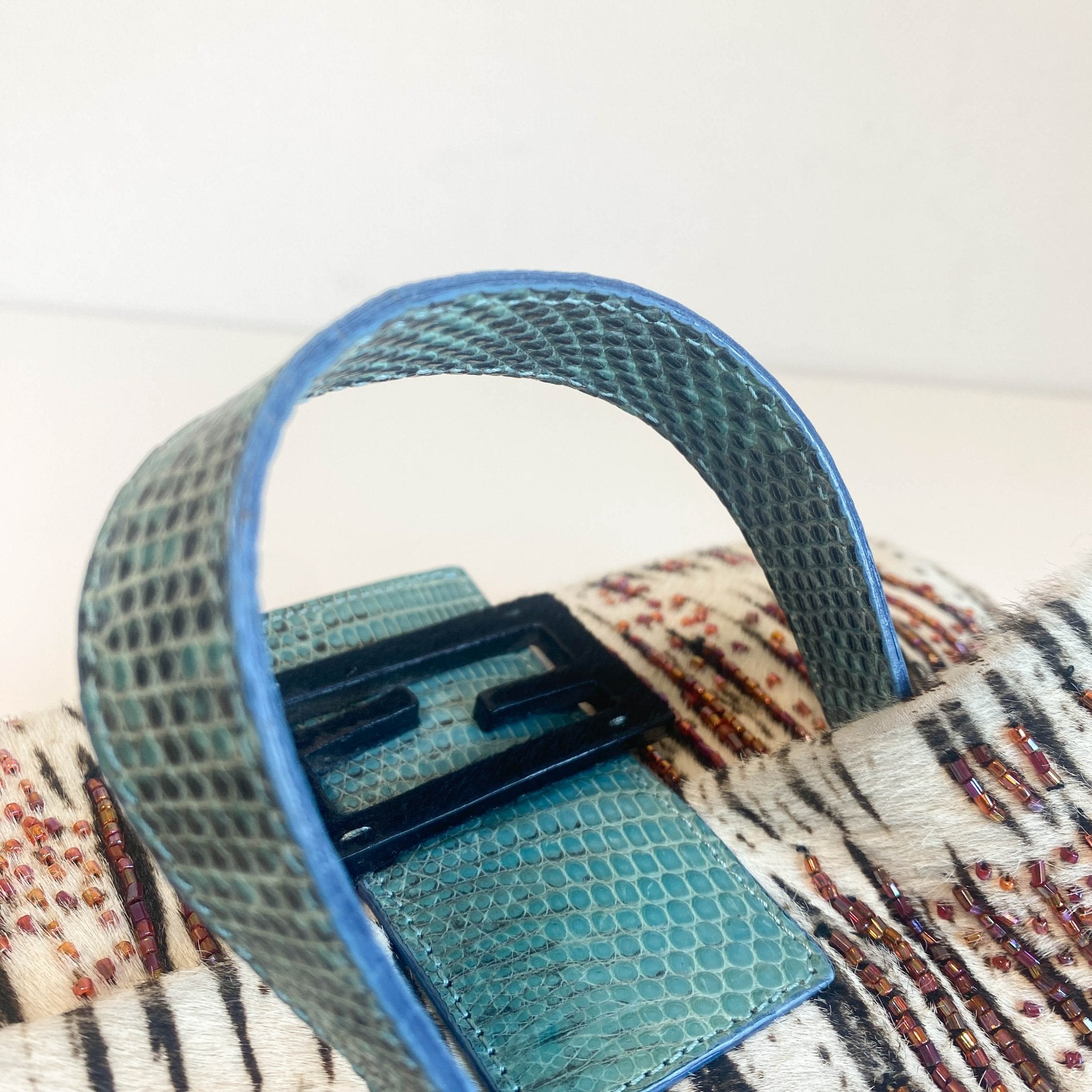 FENDI Zebra Design Pony Calf Hair with Beads Baguette Shoulder Bag, in , Sold by HIVE PRELOVED - Shoulder Bags, ,