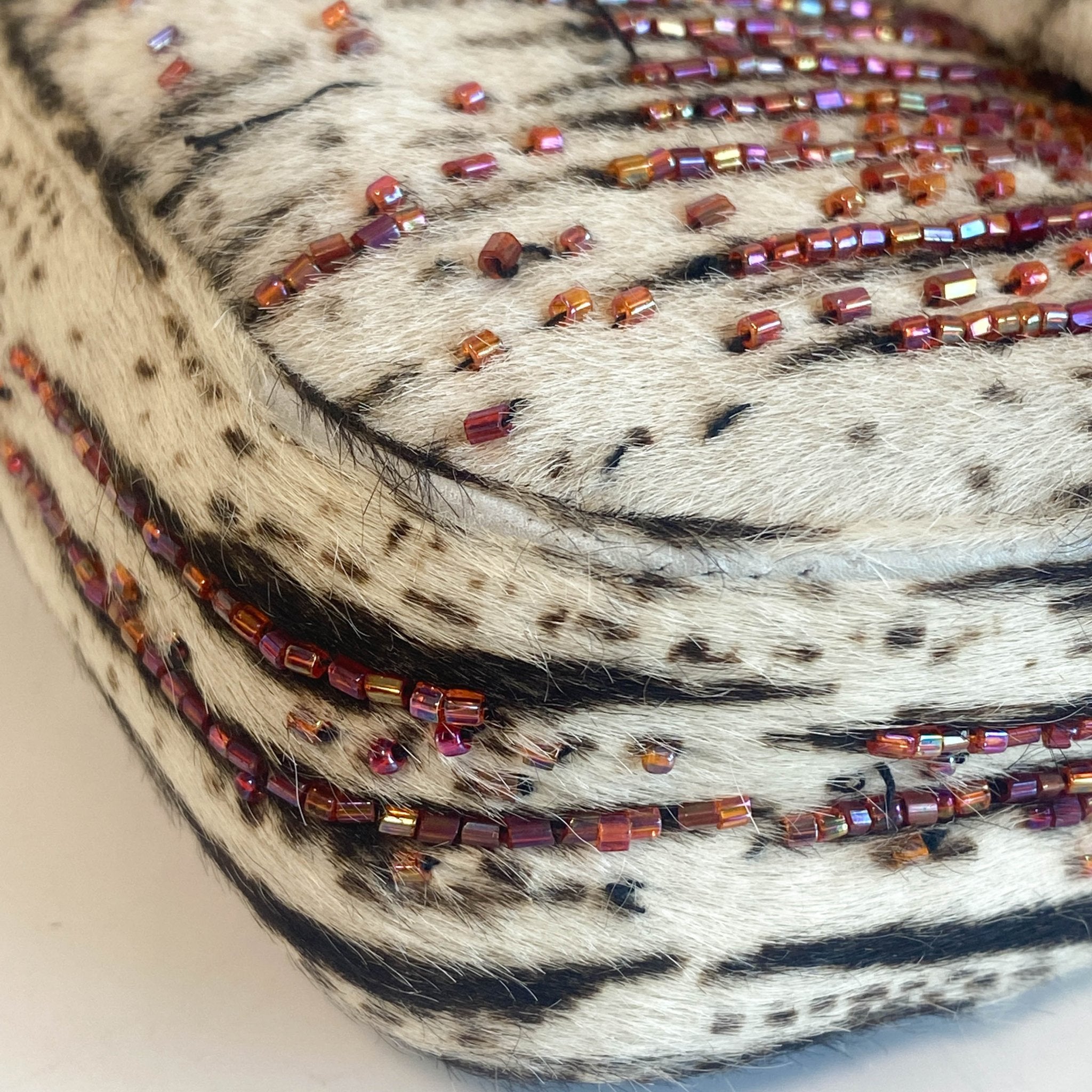 FENDI Zebra Design Pony Calf Hair with Beads Baguette Shoulder Bag, in , Sold by HIVE PRELOVED - Shoulder Bags, ,