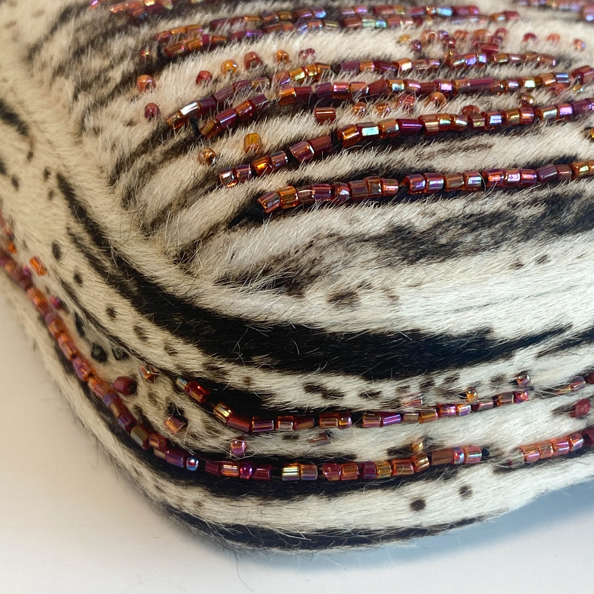 FENDI Zebra Design Pony Calf Hair with Beads Baguette Shoulder Bag, in , Sold by HIVE PRELOVED - Shoulder Bags, ,