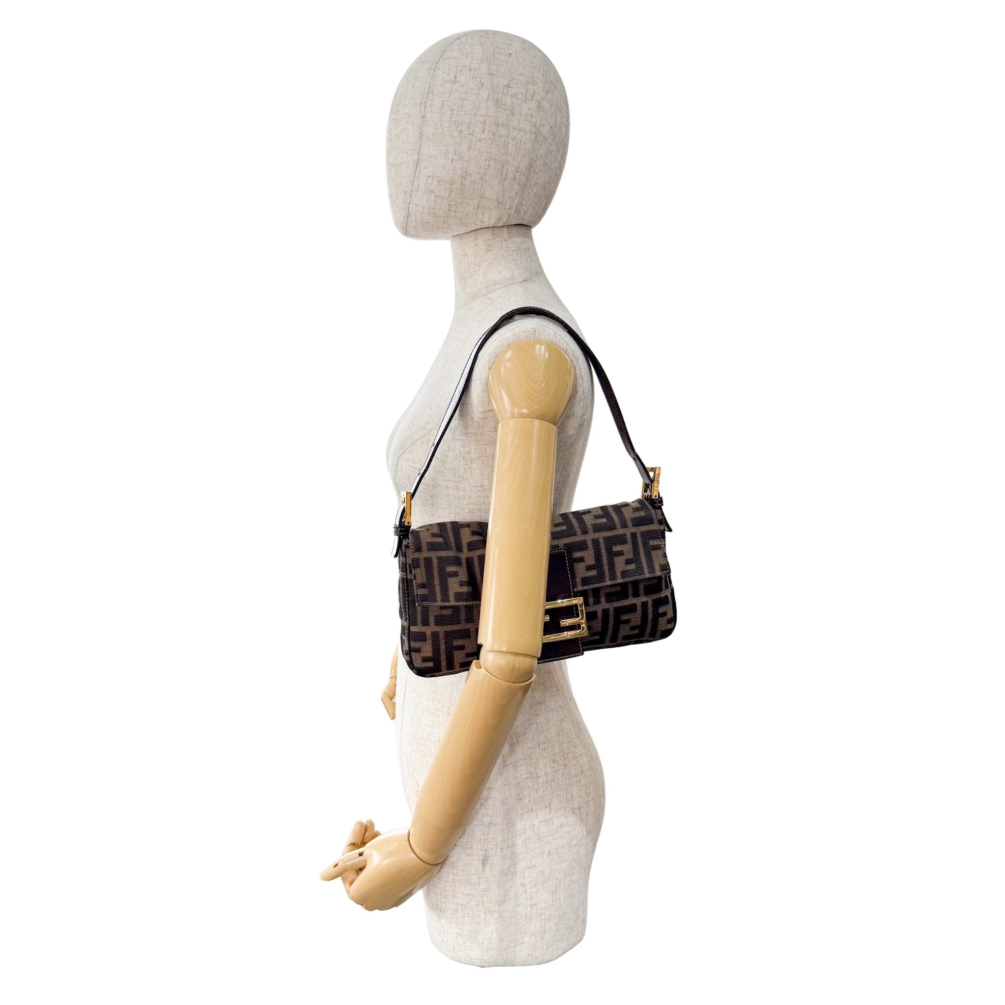 FENDI Zucca Baguette Gold Hardware, in , Sold by HIVE PRELOVED - Shoulder Bags, ,