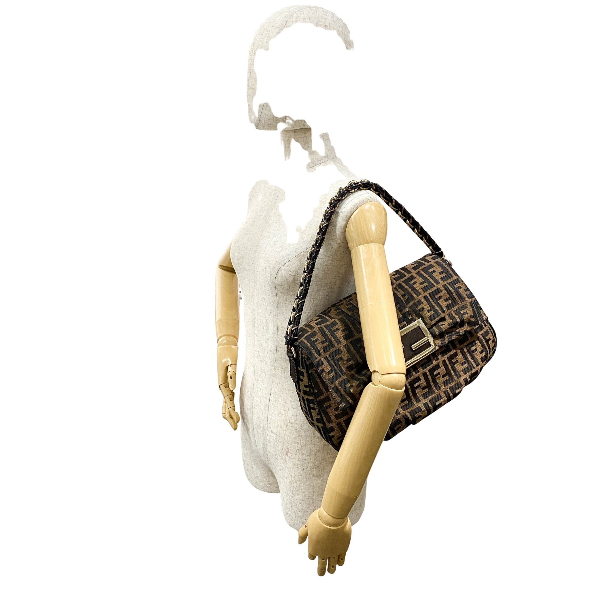 FENDI Zucca Baguette Shoulder Bag, in , Sold by HIVE PRELOVED - Shoulder Bags, ,