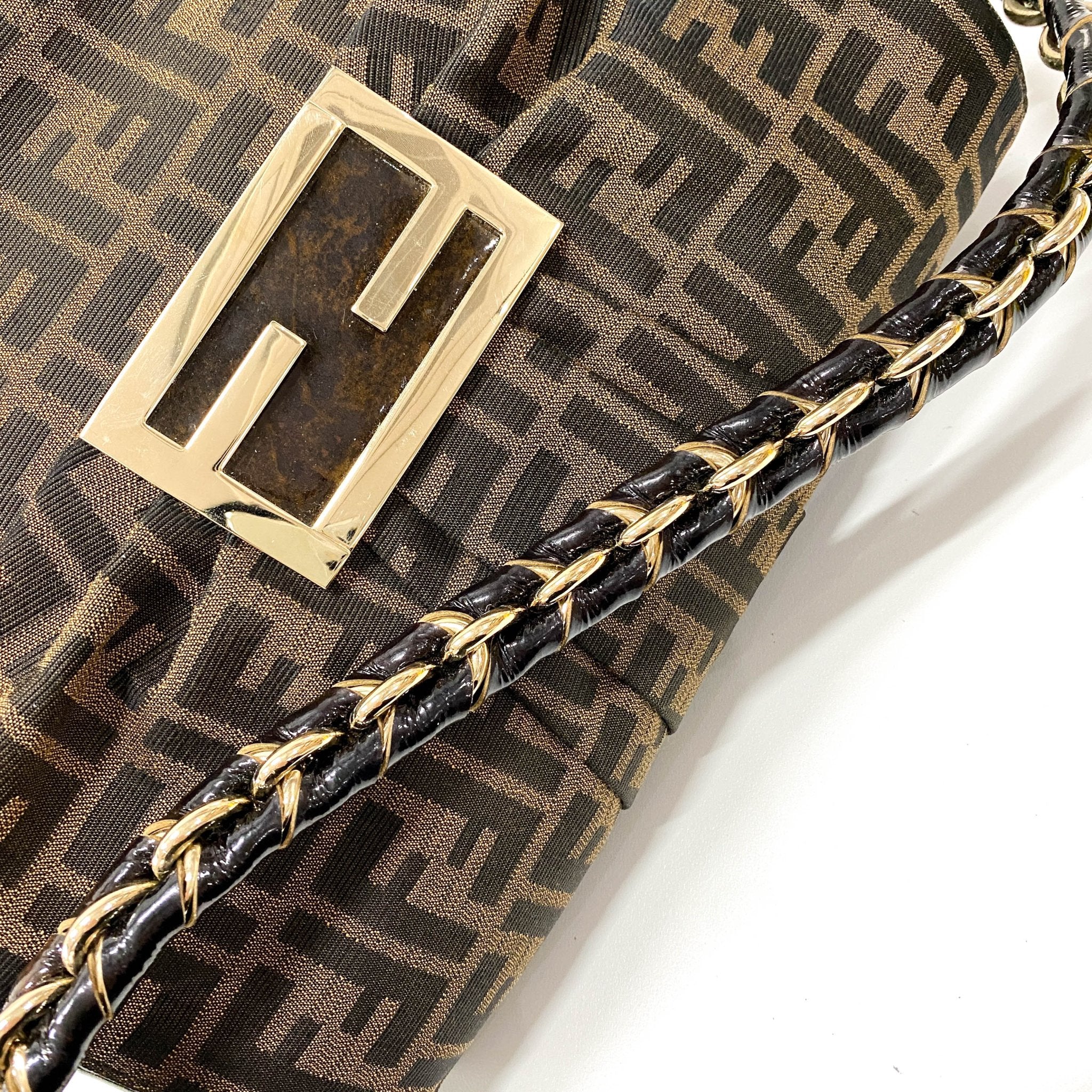 FENDI Zucca Baguette Shoulder Bag, in , Sold by HIVE PRELOVED - Shoulder Bags, ,
