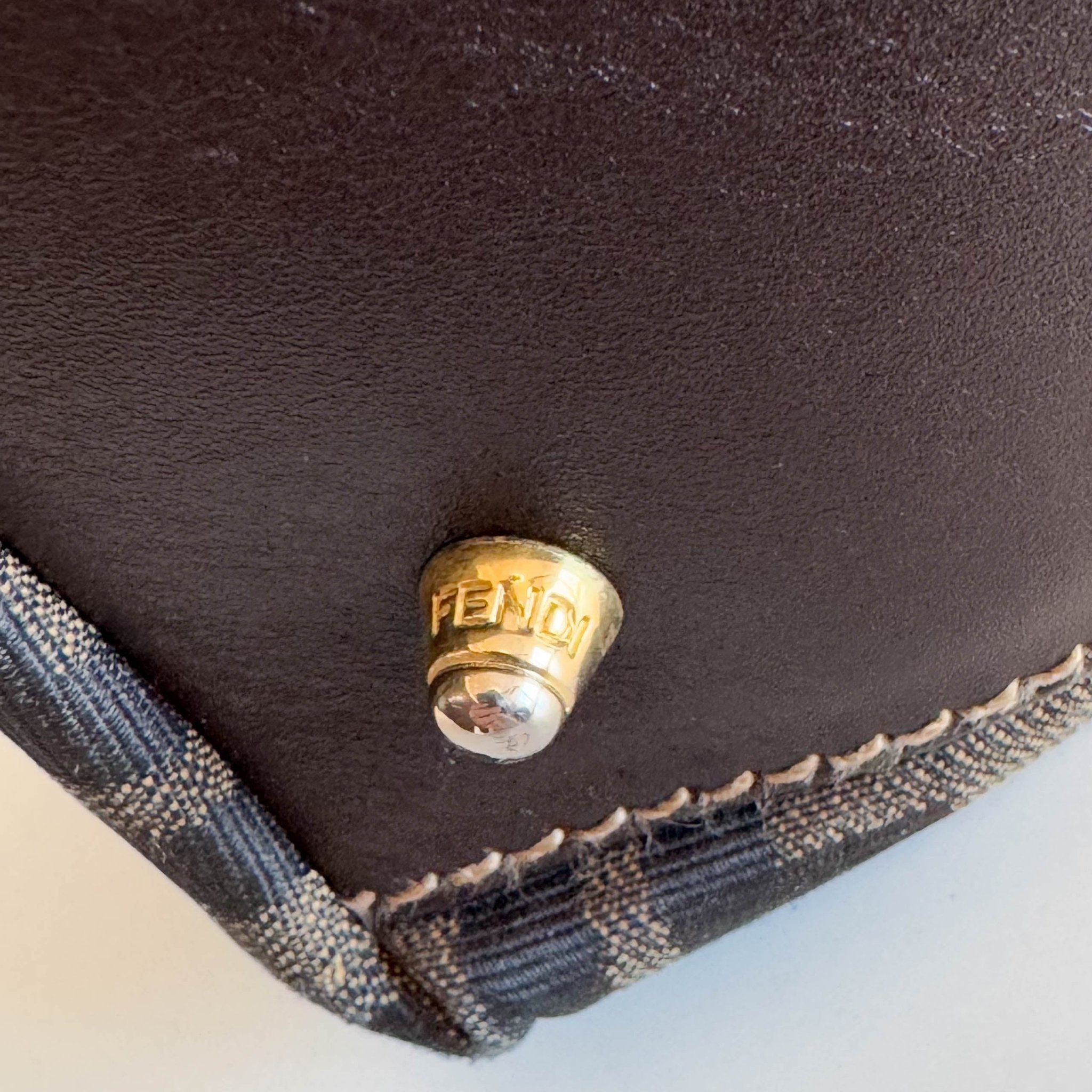 FENDI Zucca Brown Canvas Boston Bag Gold Hardware, in , Sold by HIVE PRELOVED - Travel bags, ,