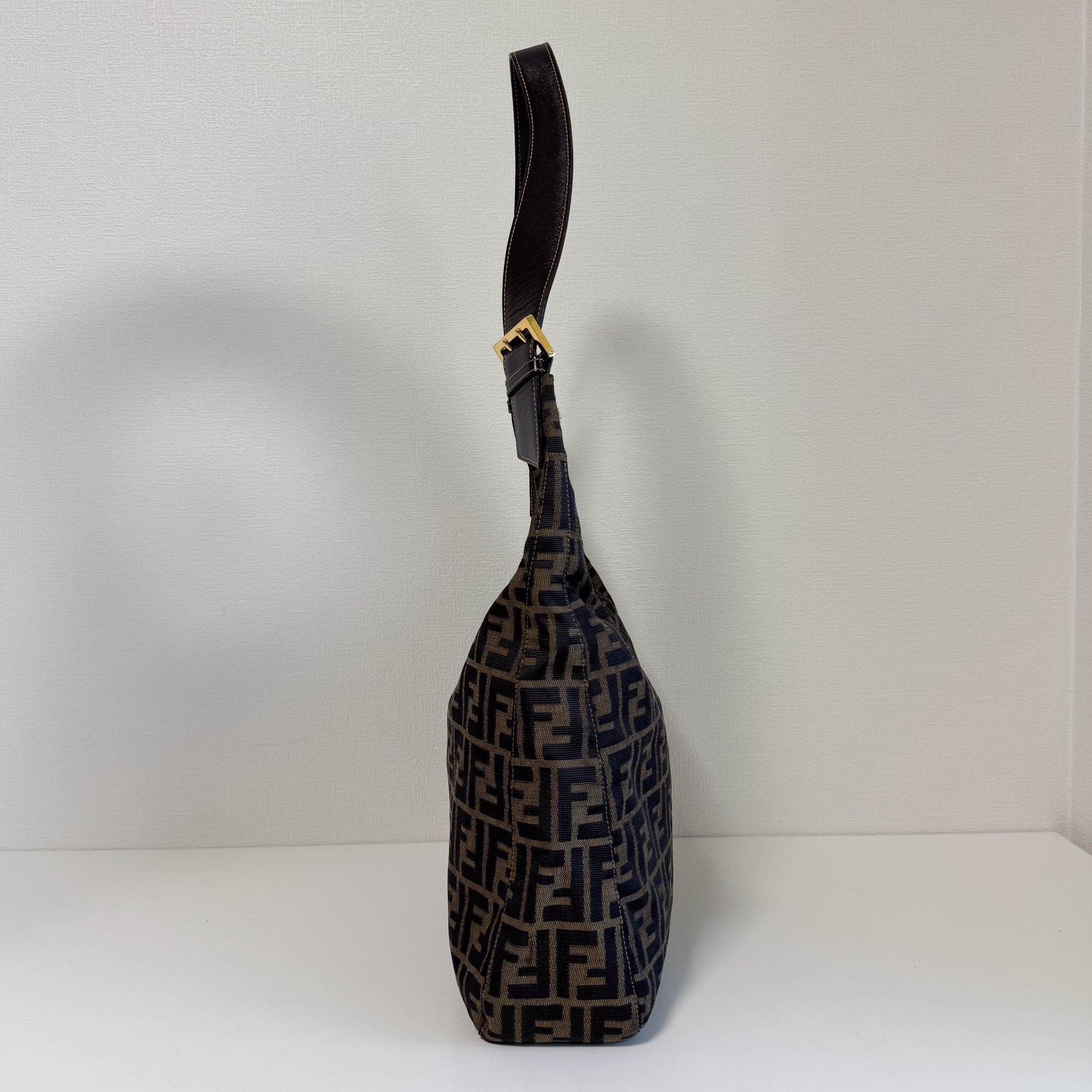 FENDI Zucca Brown Canvas Hobo Shoulder Bag, in , Sold by HIVE PRELOVED - Shoulder Bags, ,