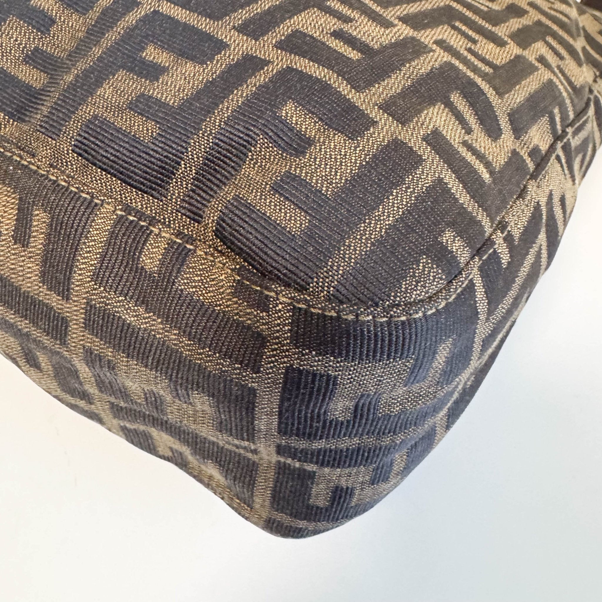 FENDI Zucca Brown Canvas Hobo Shoulder Bag, in , Sold by HIVE PRELOVED - Shoulder Bags, ,