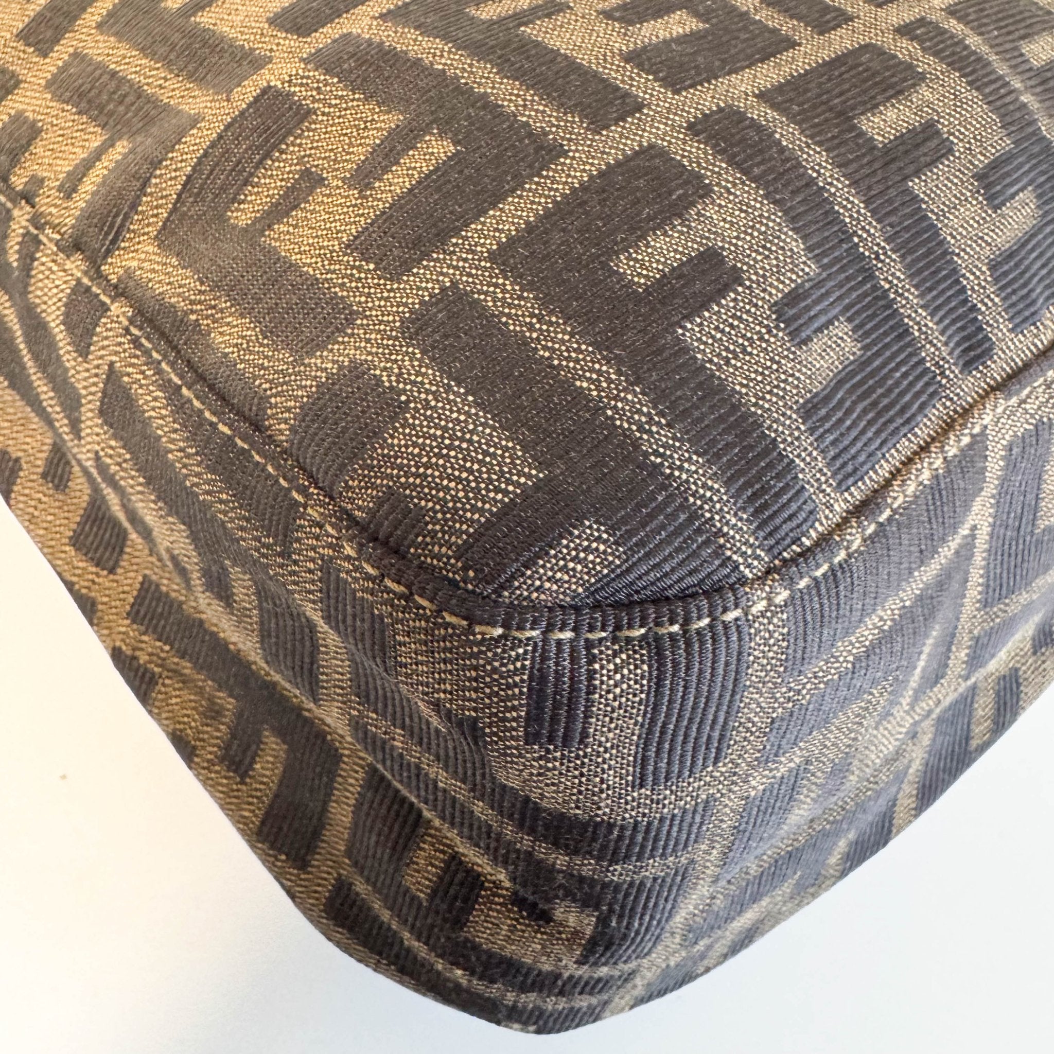 FENDI Zucca Brown Canvas Hobo Shoulder Bag, in , Sold by HIVE PRELOVED - Shoulder Bags, ,