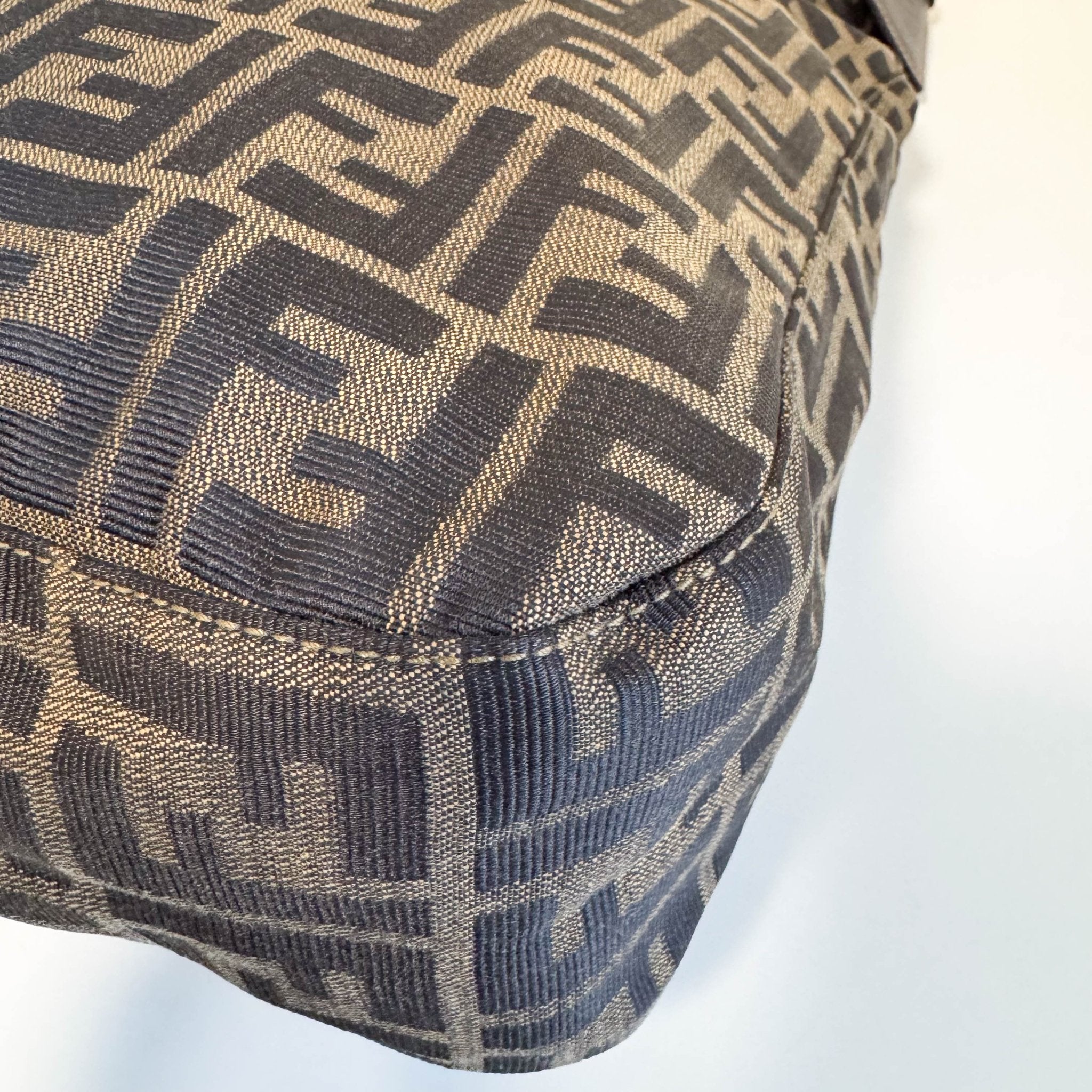 FENDI Zucca Brown Canvas Hobo Shoulder Bag, in , Sold by HIVE PRELOVED - Shoulder Bags, ,