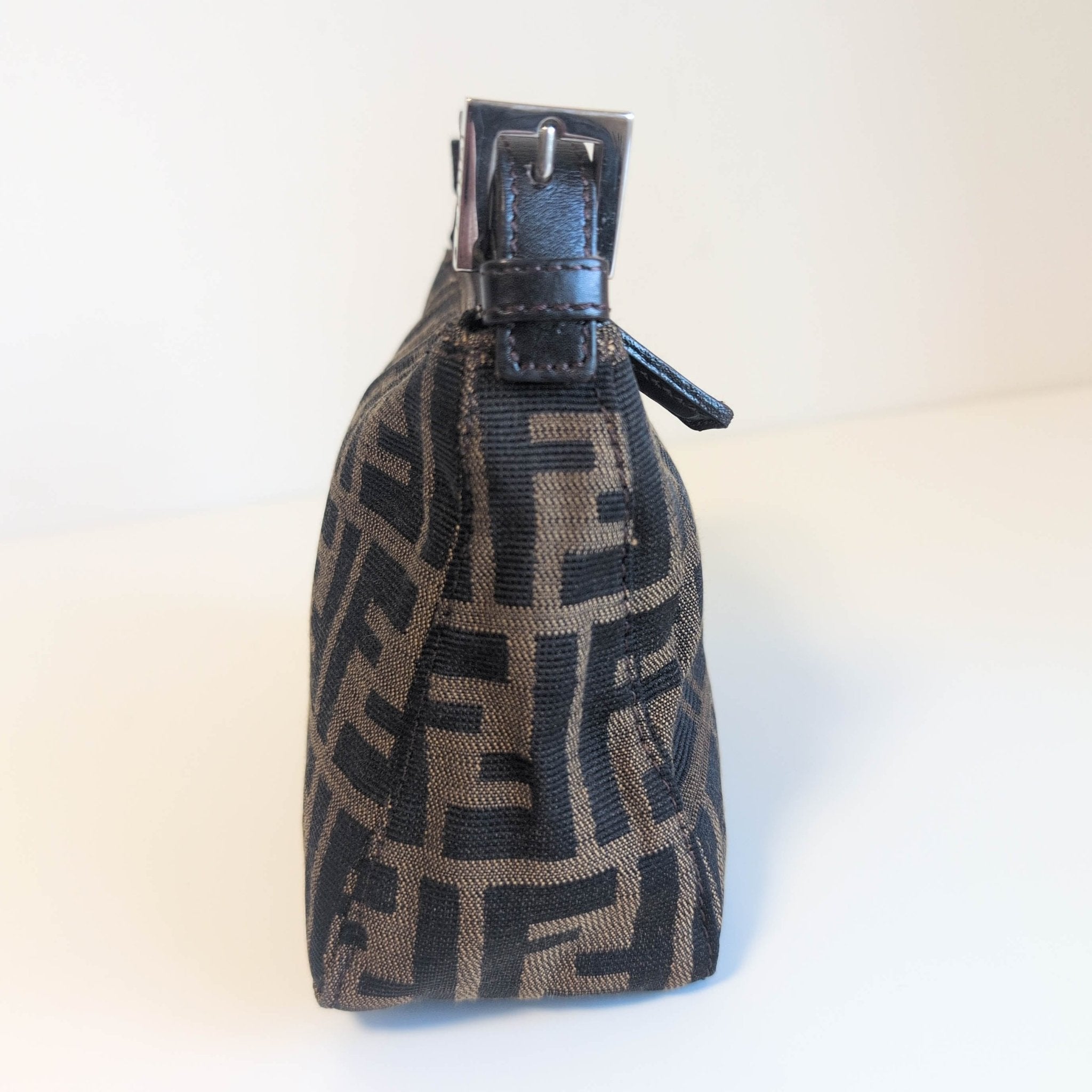 FENDI Zucca Brown Canvas Pouch Bag, in , Sold by HIVE PRELOVED - Handle Bags, ,