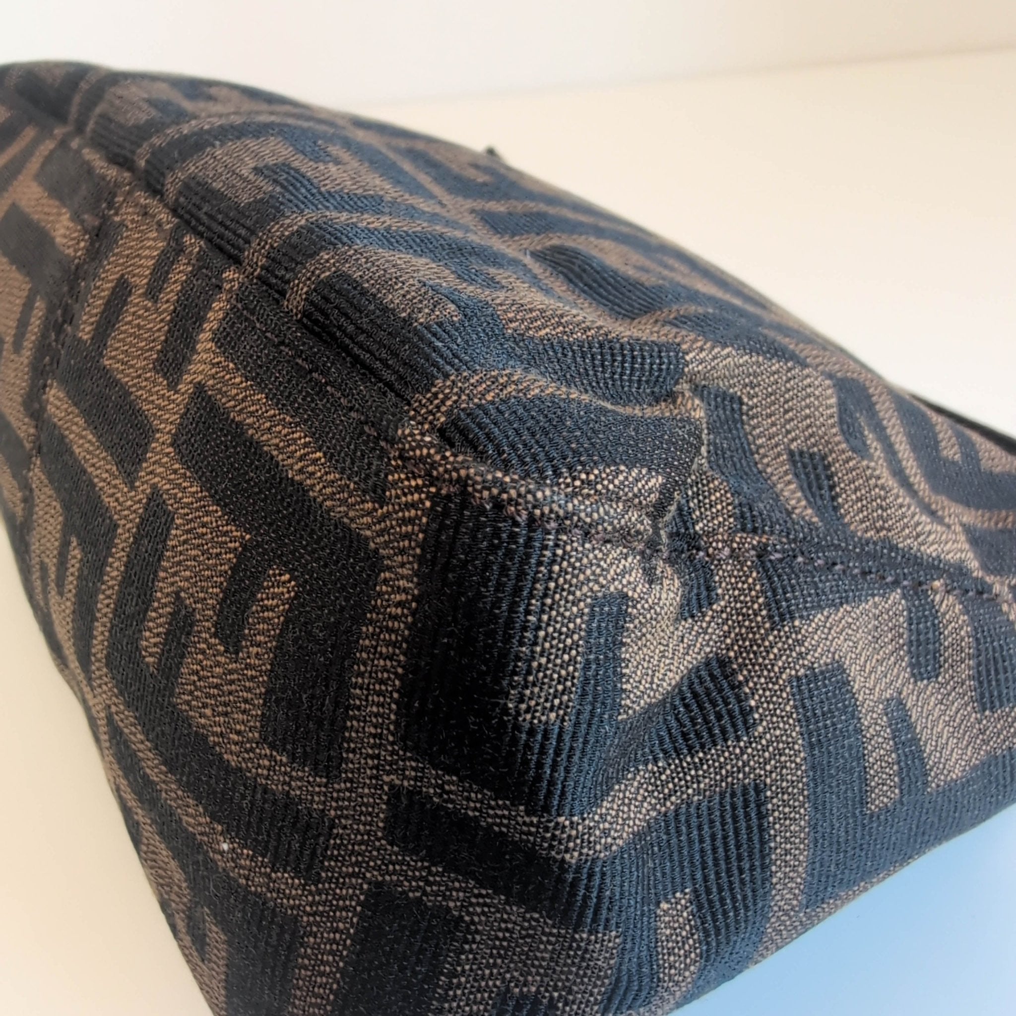 FENDI Zucca Brown Canvas Pouch Bag, in , Sold by HIVE PRELOVED - Handle Bags, ,