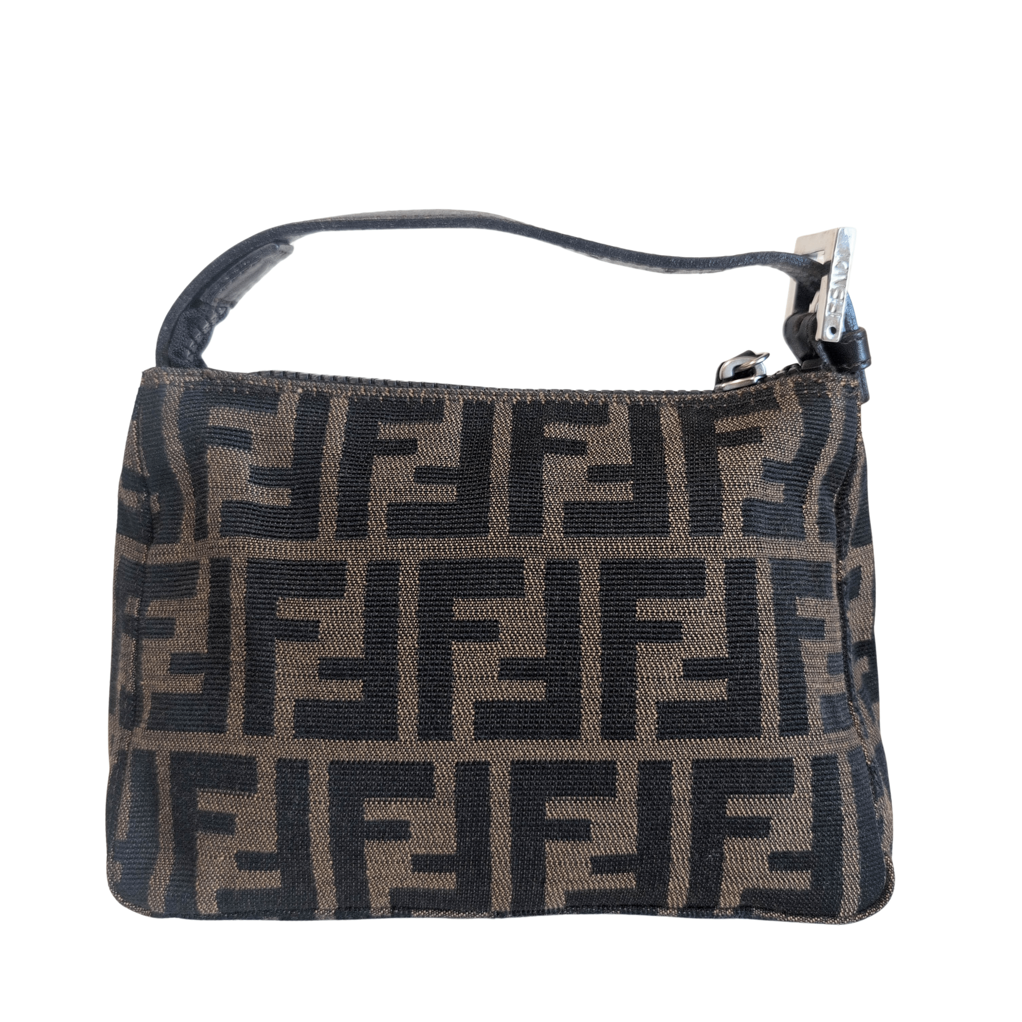 FENDI Zucca Brown Canvas Pouch Bag, in , Sold by HIVE PRELOVED - Handle Bags, ,