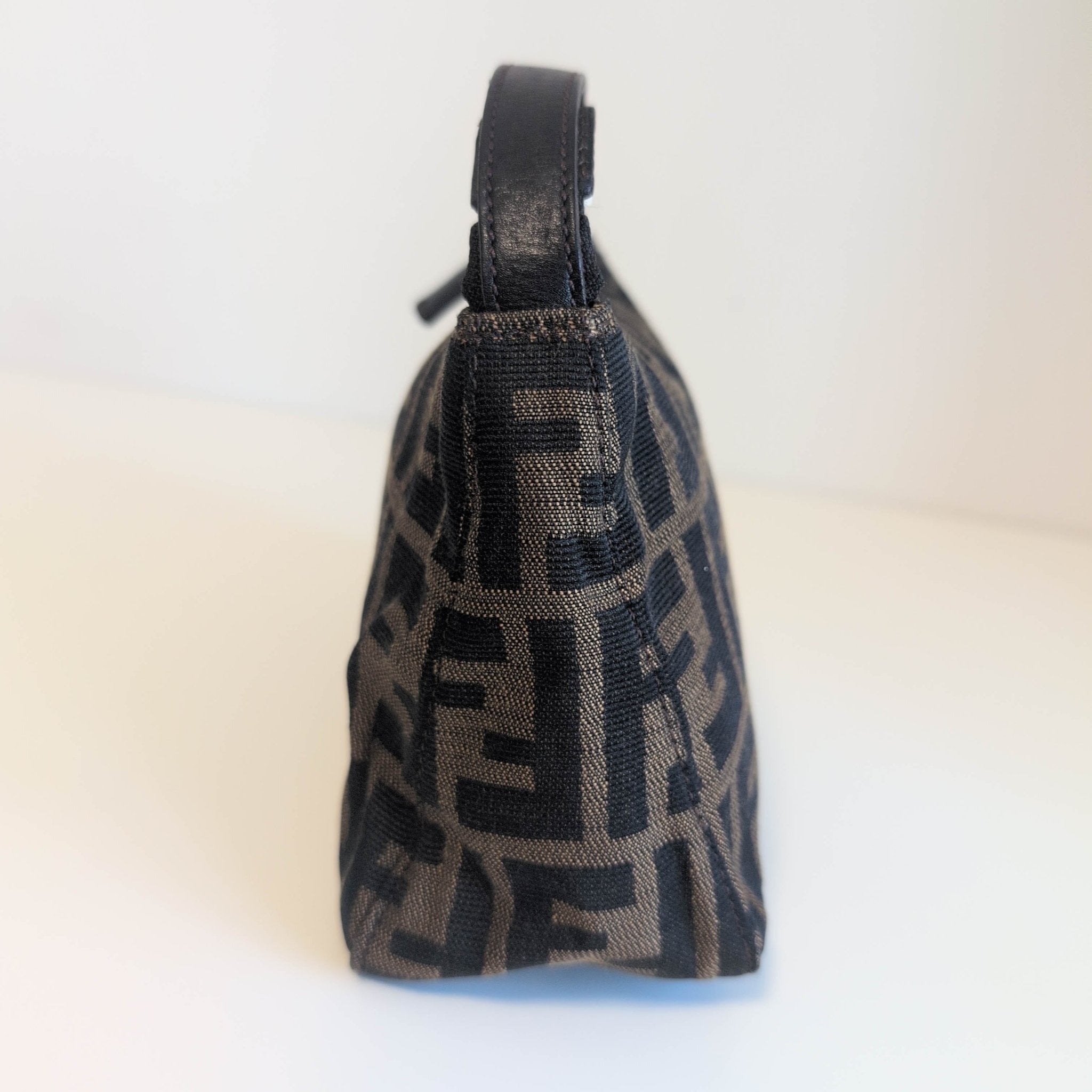 FENDI Zucca Brown Canvas Pouch Bag, in , Sold by HIVE PRELOVED - Handle Bags, ,