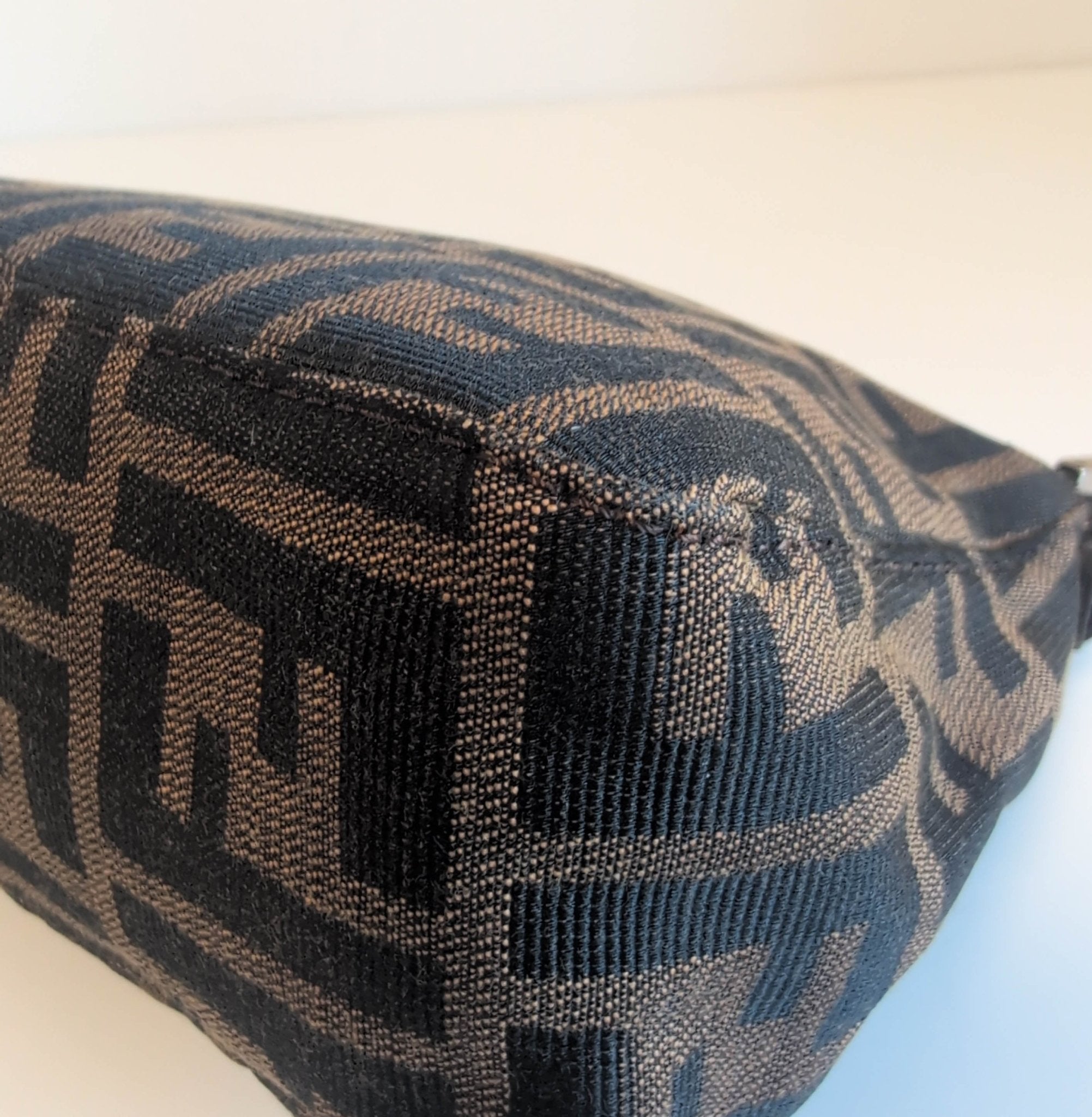 FENDI Zucca Brown Canvas Pouch Bag, in , Sold by HIVE PRELOVED - Handle Bags, ,