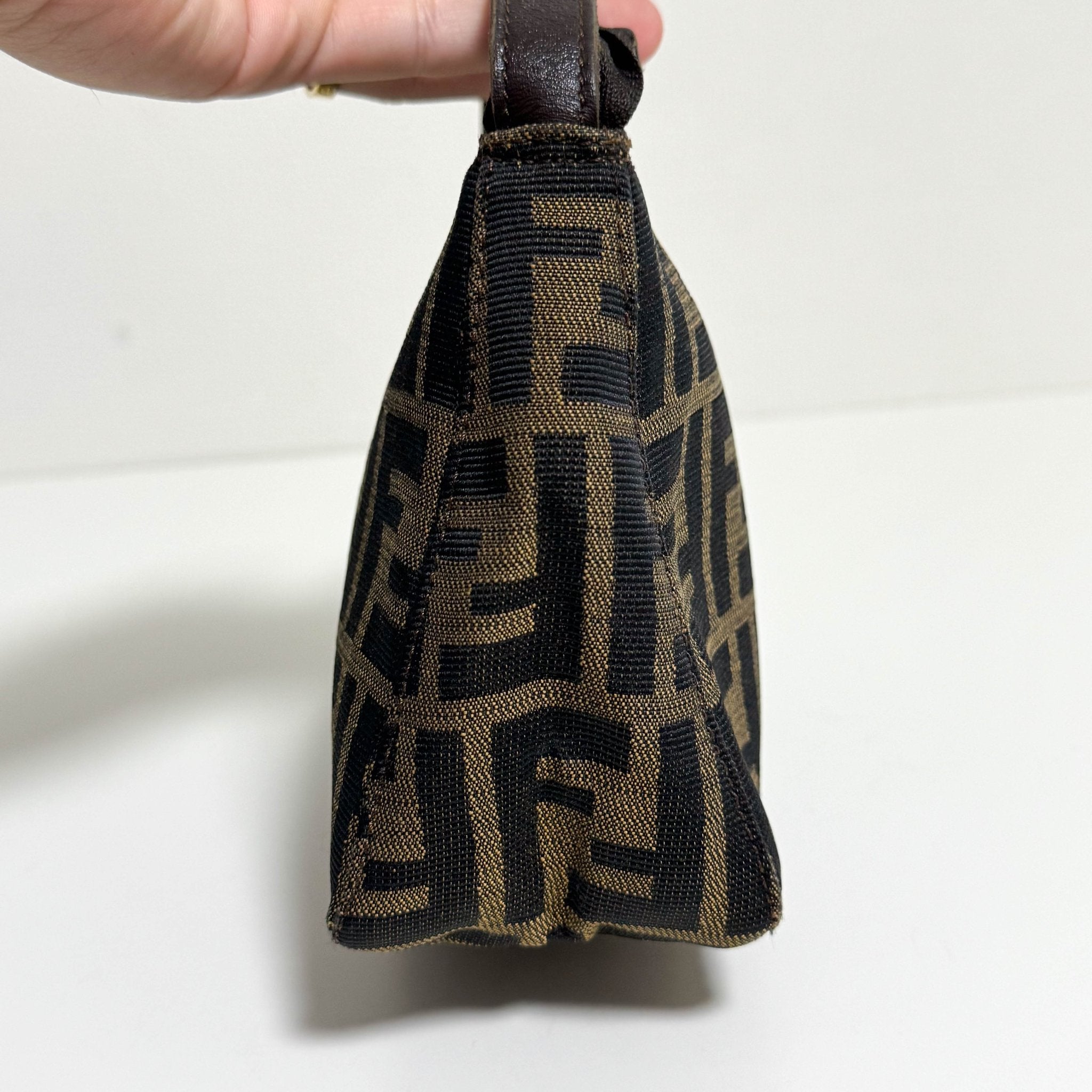 FENDI Zucca Canvas Pochette Mini Hand Bag – HIVE PRELOVED