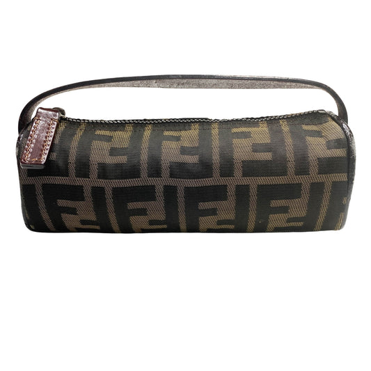 FENDI Zucca Cylindrical Mini Pouch Bag, in , Sold by HIVE PRELOVED - Mini bags, ,