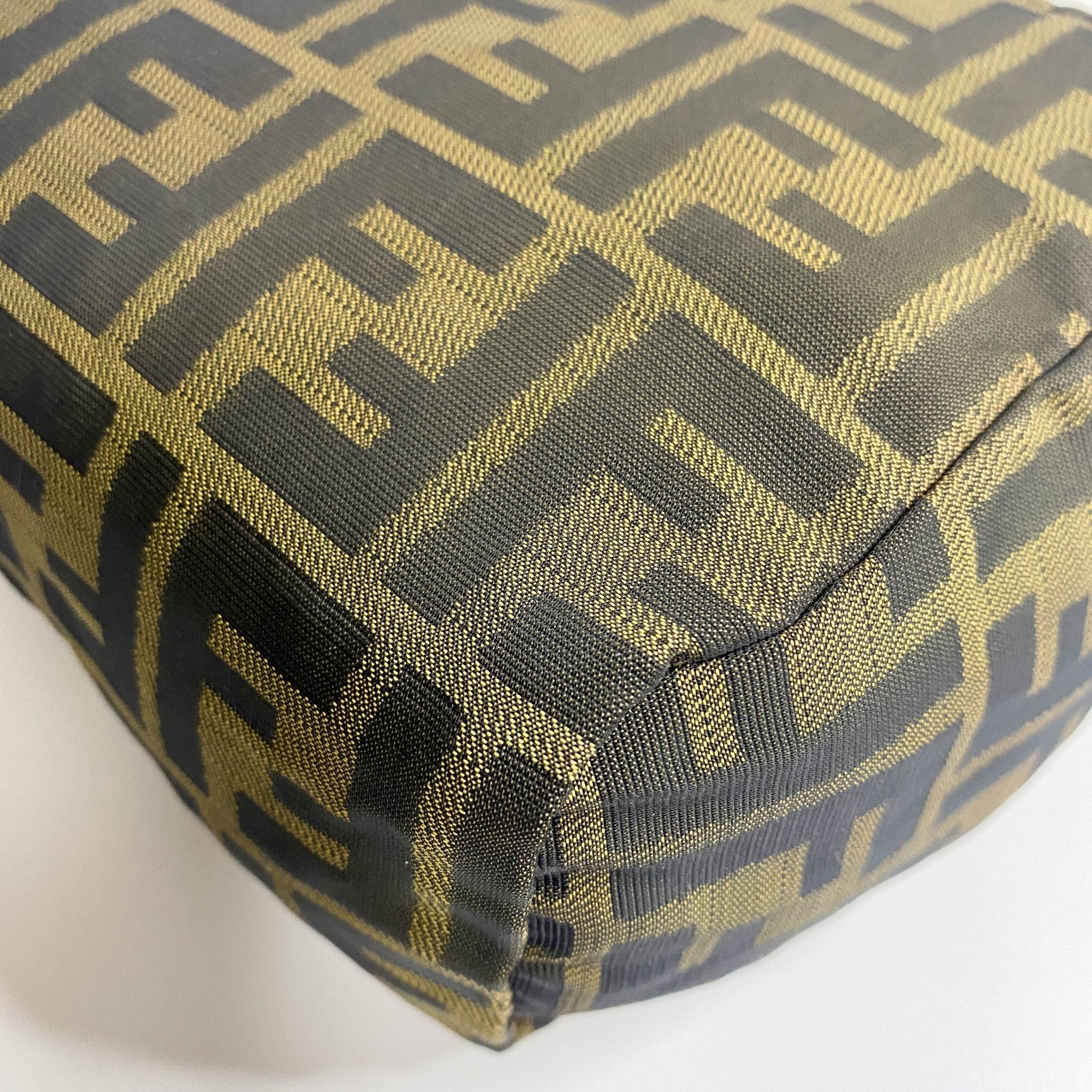 FENDI Zucca Double Handle Mini Pochette Pouch Bag, in , Sold by HIVE PRELOVED - Handle Bags, Mini bags,