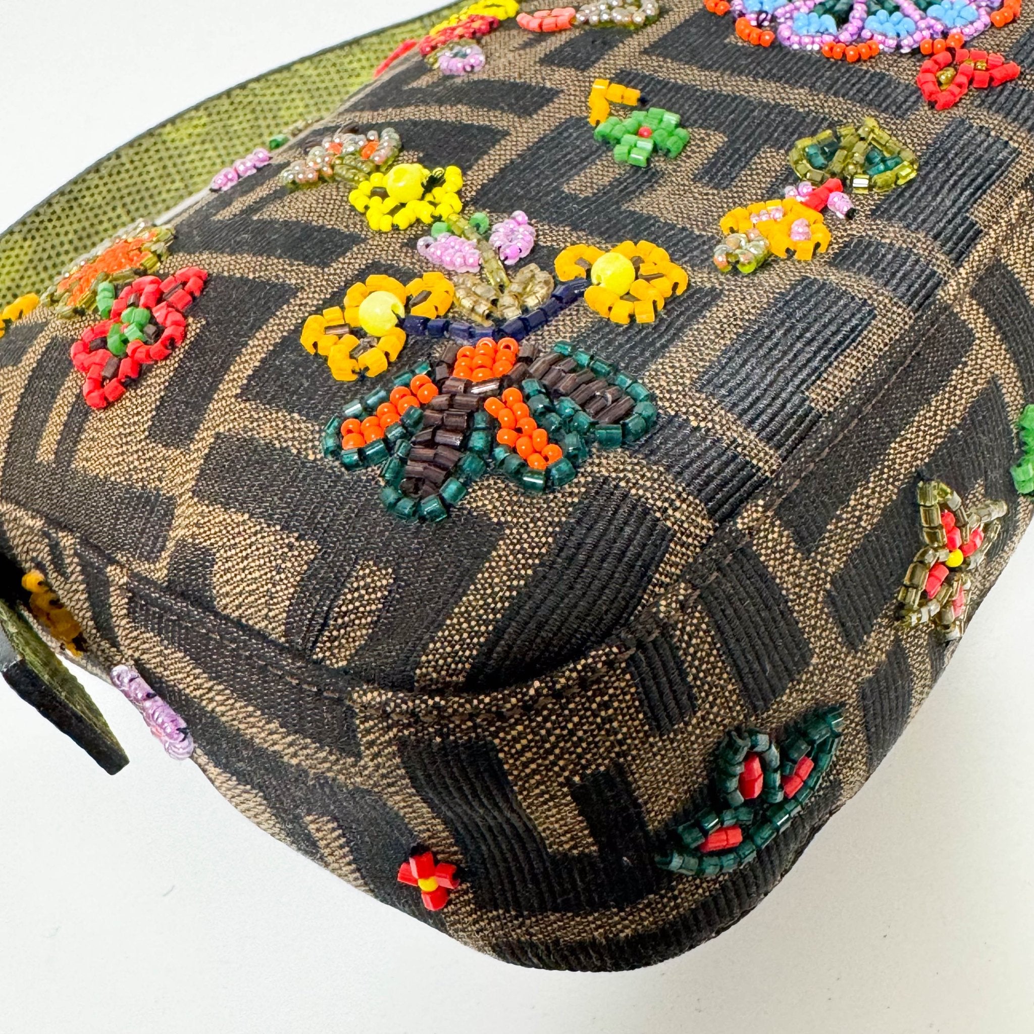 FENDI Zucca FF Design With Beads Baguette Shoulder Bag, in , Sold by HIVE PRELOVED - Shoulder Bags, ,