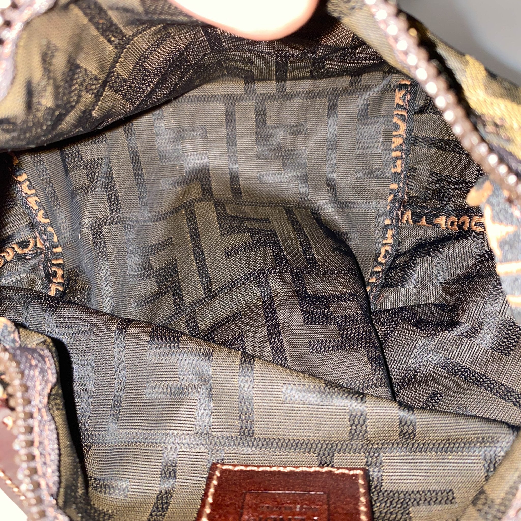 FENDI Zucca FF Logo Nylon Canvas Mini Pouch Bag – HIVE PRELOVED