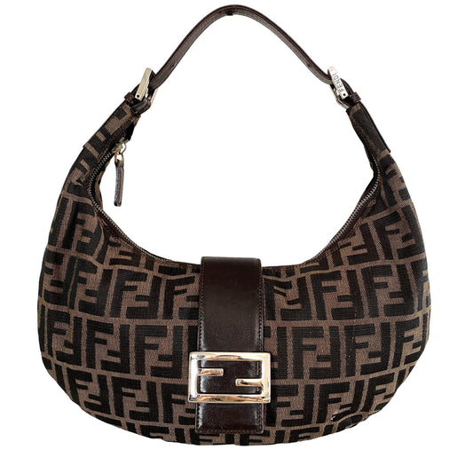 FENDI Zucca Hobo Shoulder Bag, in , Sold by HIVE PRELOVED - Shoulder Bags, ,