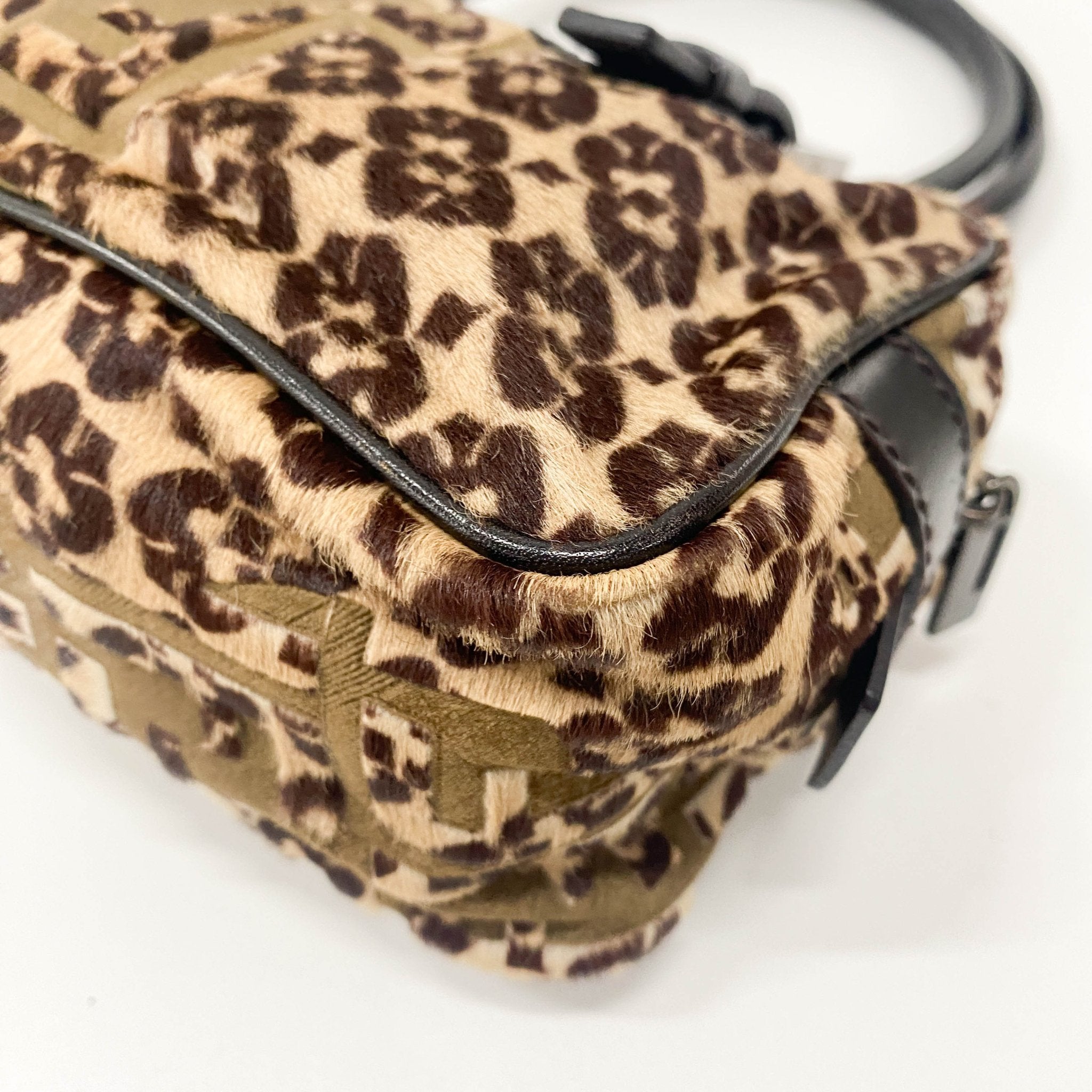 FENDI Zucca Leopard Print Pony Hair Shoulder Bag, in , Sold by HIVE PRELOVED - Shoulder Bags, ,