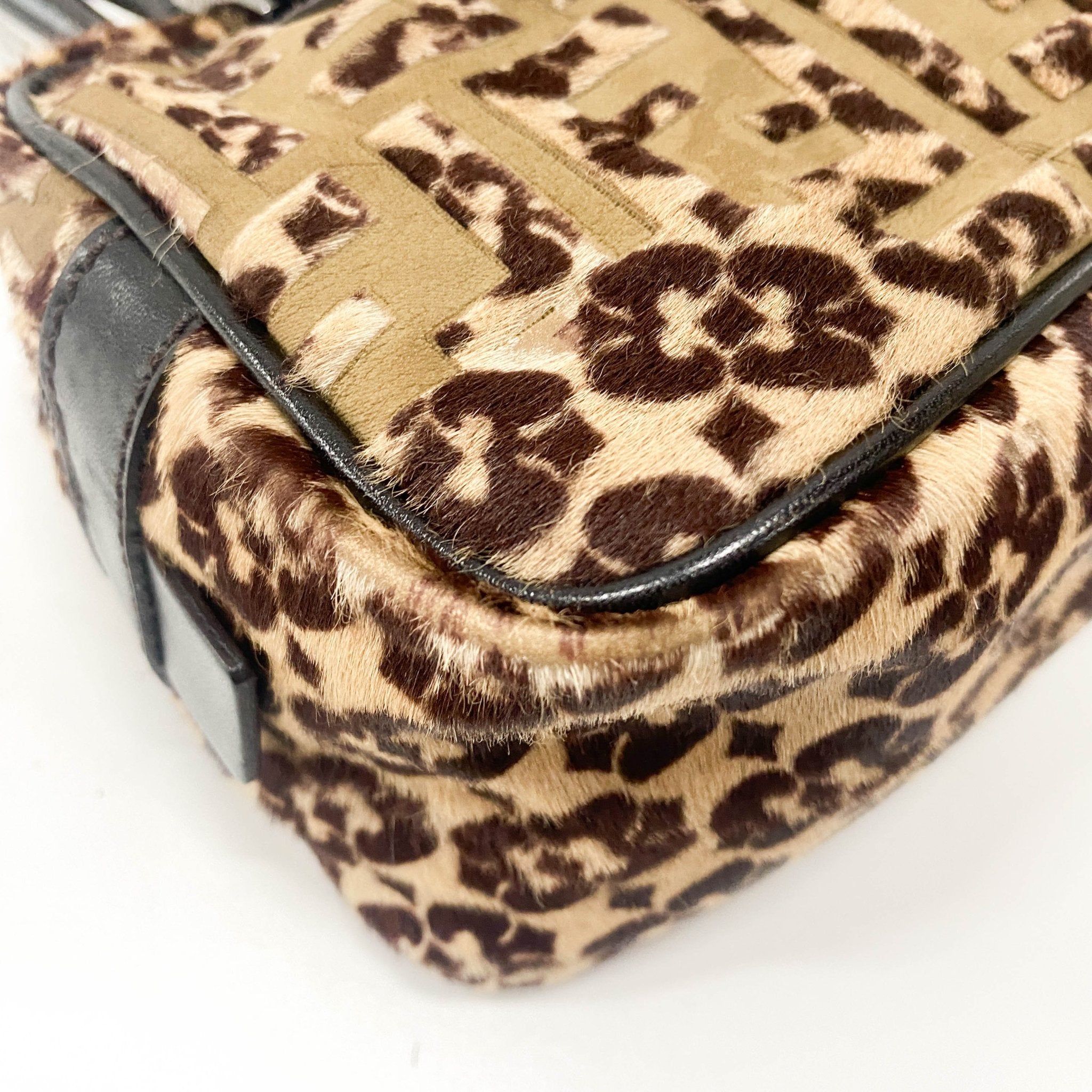 FENDI Zucca Leopard Print Pony Hair Shoulder Bag, in , Sold by HIVE PRELOVED - Shoulder Bags, ,