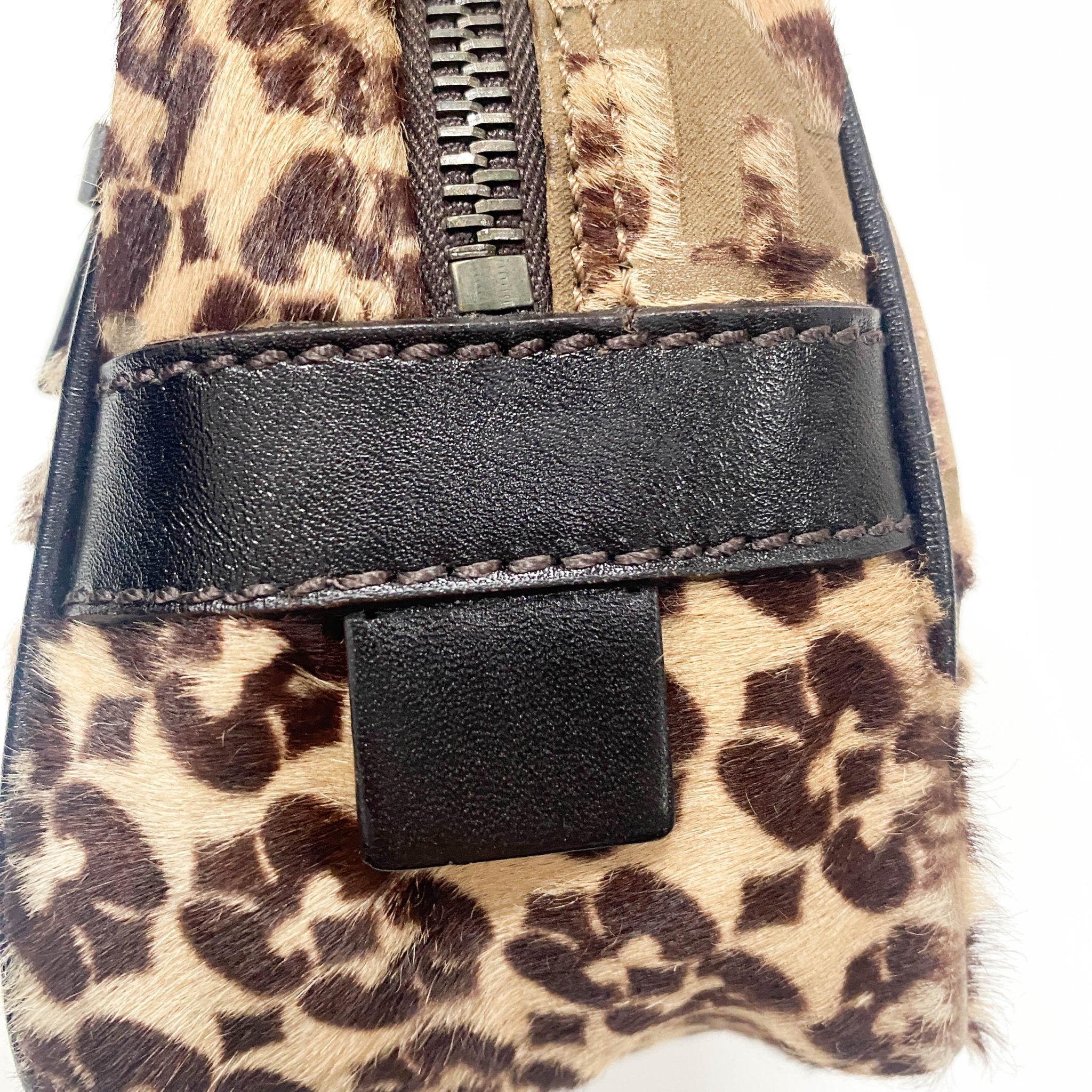 FENDI Zucca Leopard Print Pony Hair Shoulder Bag, in , Sold by HIVE PRELOVED - Shoulder Bags, ,