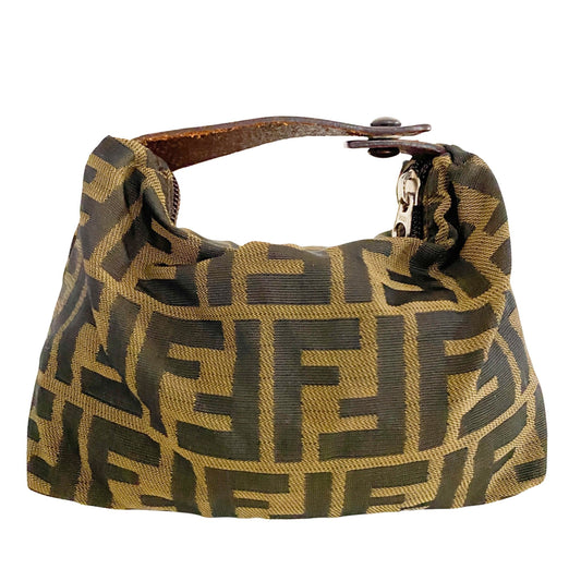 FENDI Zucca Mini Pochette, in , Sold by HIVE PRELOVED - Handle Bags, Mini bags,