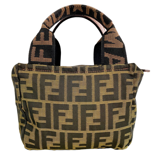 FENDI Zucca Mini Pochette Pouch Bag, in , Sold by HIVE PRELOVED - Handle Bags, ,