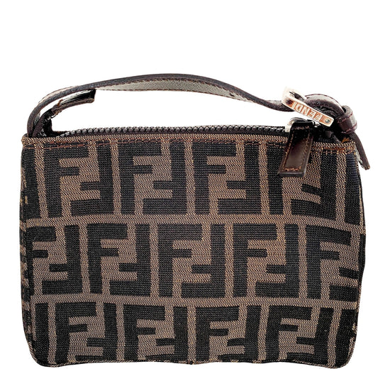 FENDI Zucca Mini Pouch Bag, in , Sold by HIVE PRELOVED - Handle Bags, Mini bags,