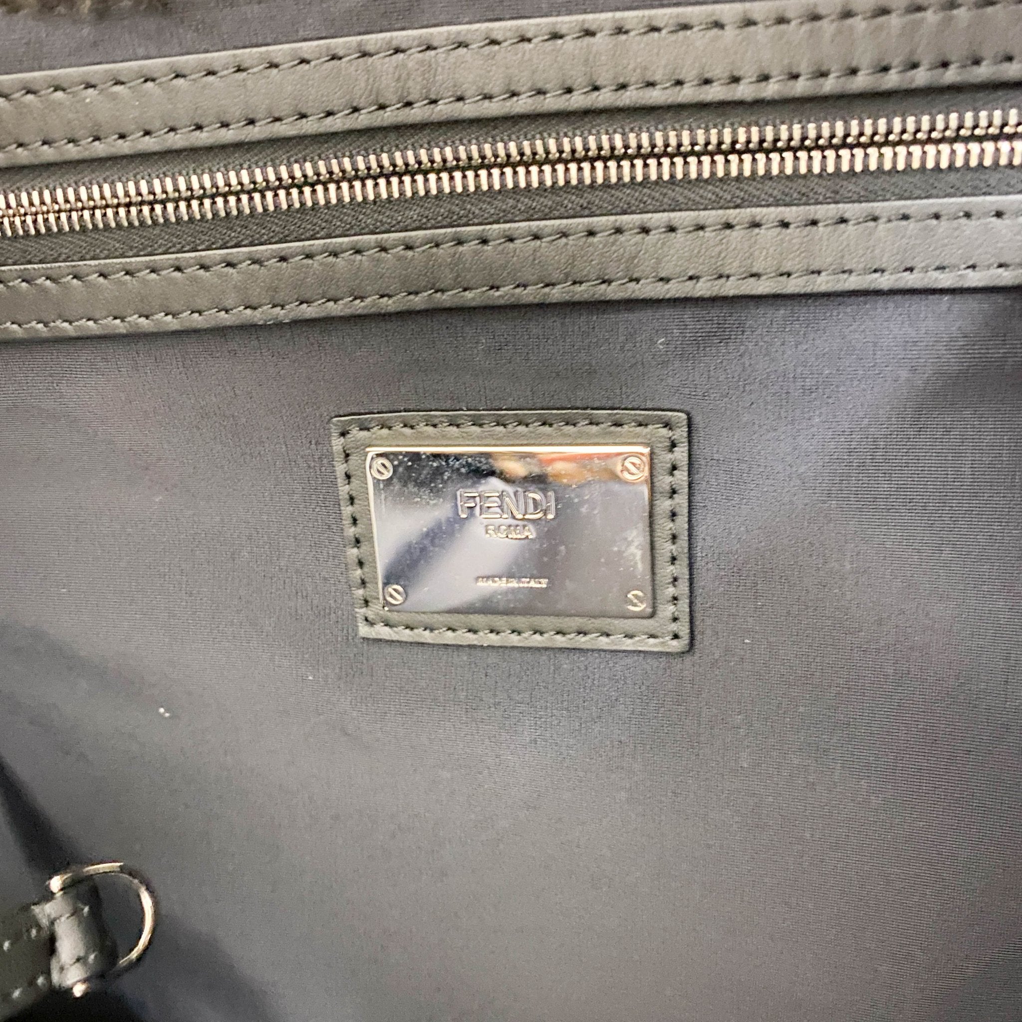 FENDI Zucca Shearling Tote Shoulder bag, in , Sold by HIVE PRELOVED - Totes, ,