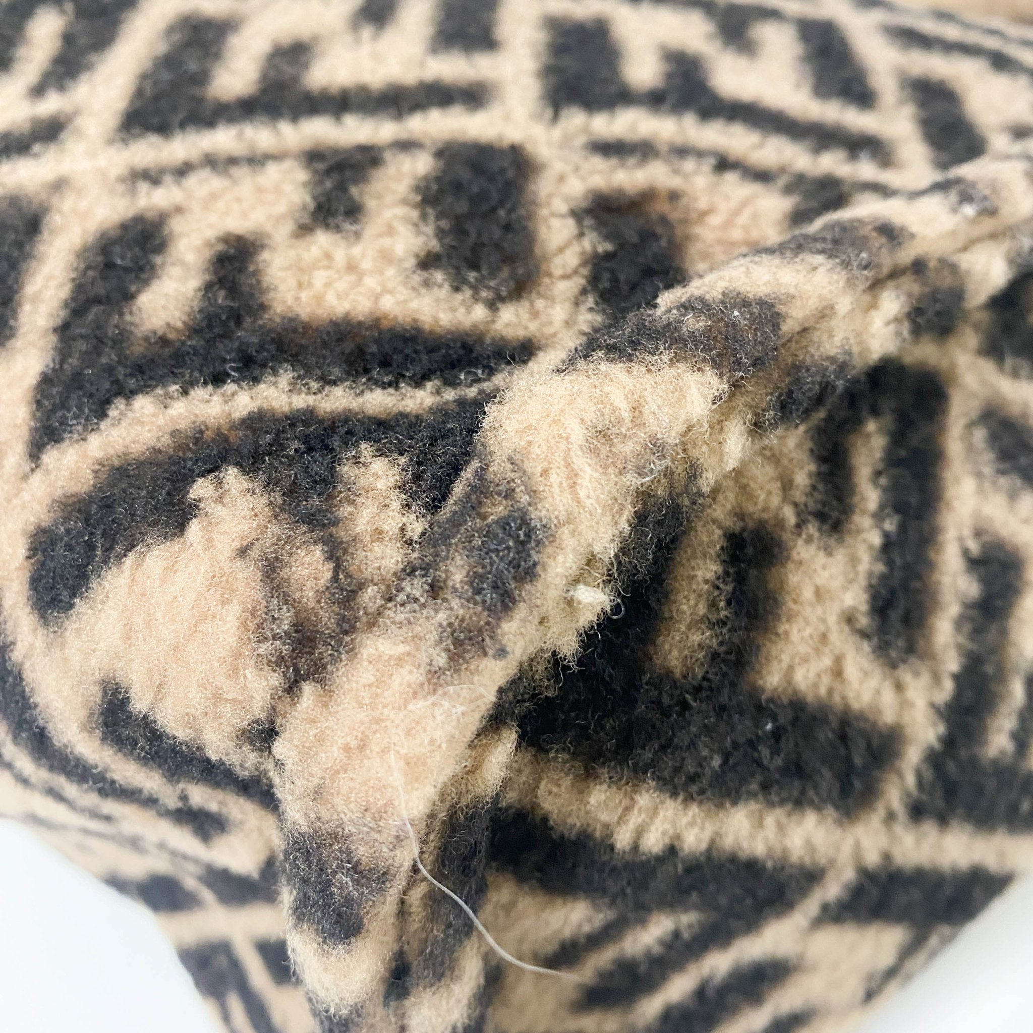 FENDI Zucca Shearling Tote Shoulder bag, in , Sold by HIVE PRELOVED - Totes, ,