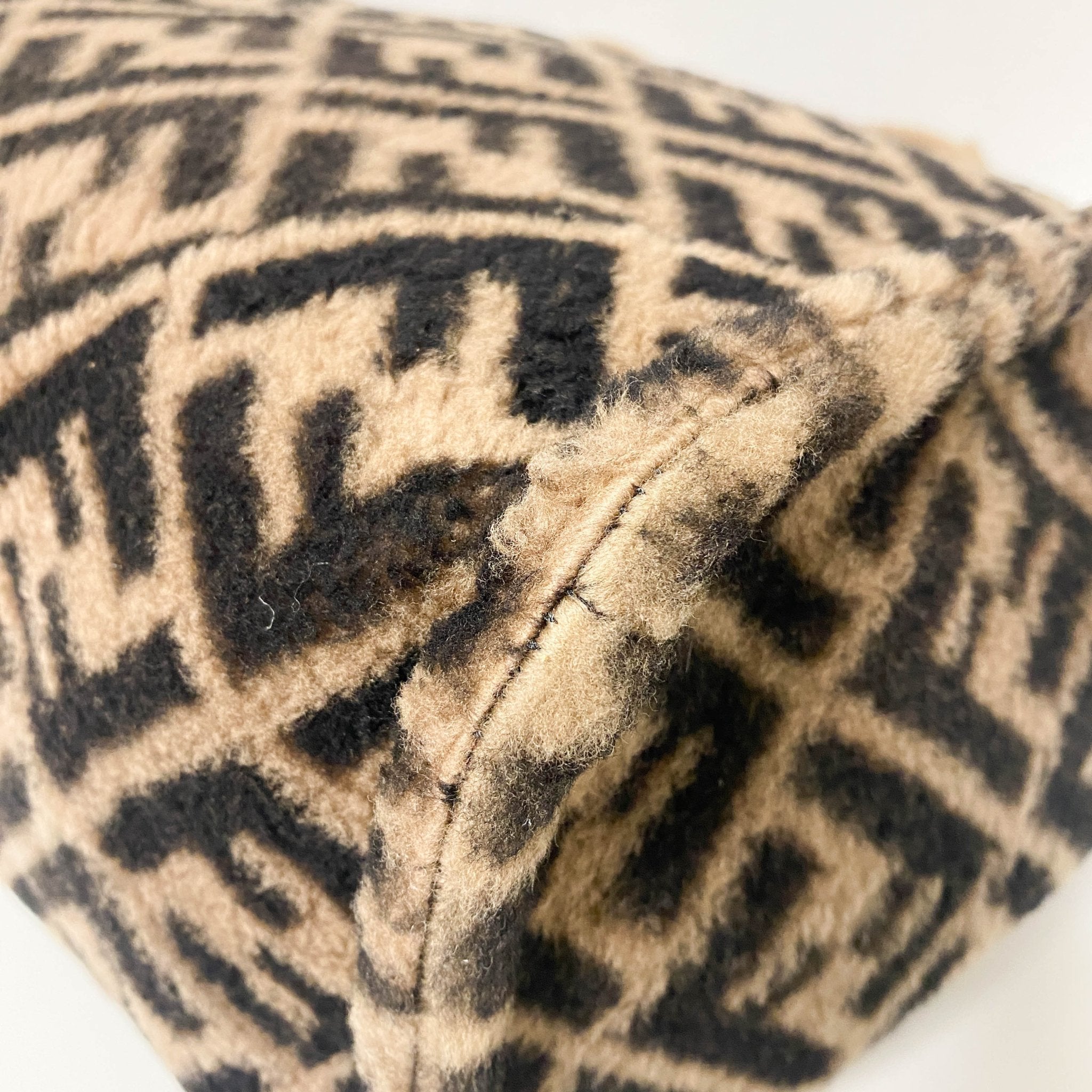 FENDI Zucca Shearling Tote Shoulder bag, in , Sold by HIVE PRELOVED - Totes, ,