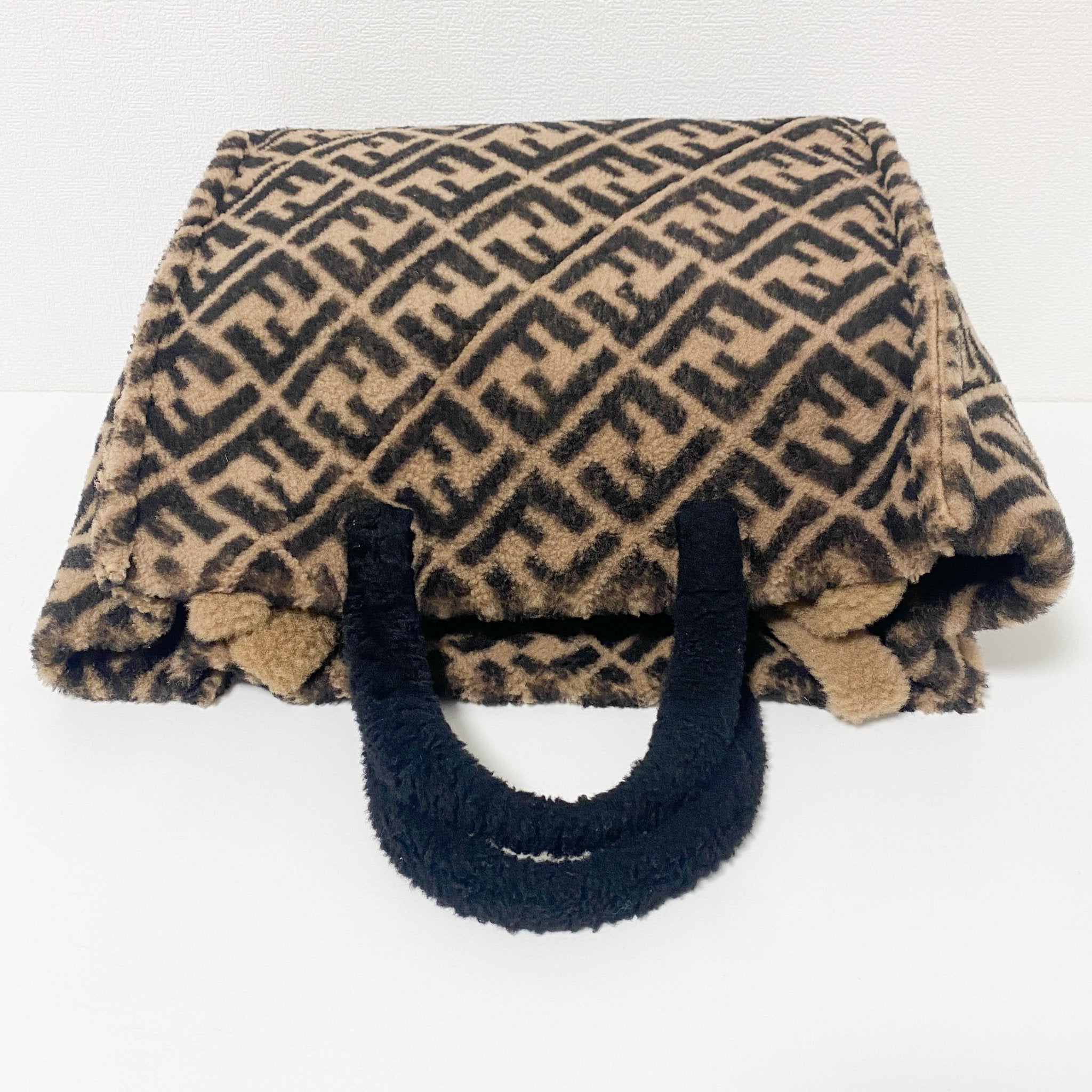 FENDI Zucca Shearling Tote Shoulder bag, in , Sold by HIVE PRELOVED - Totes, ,