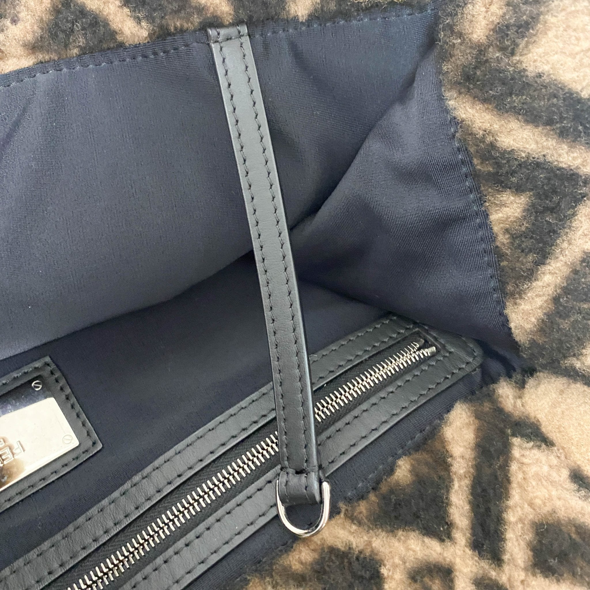 FENDI Zucca Shearling Tote Shoulder bag, in , Sold by HIVE PRELOVED - Totes, ,