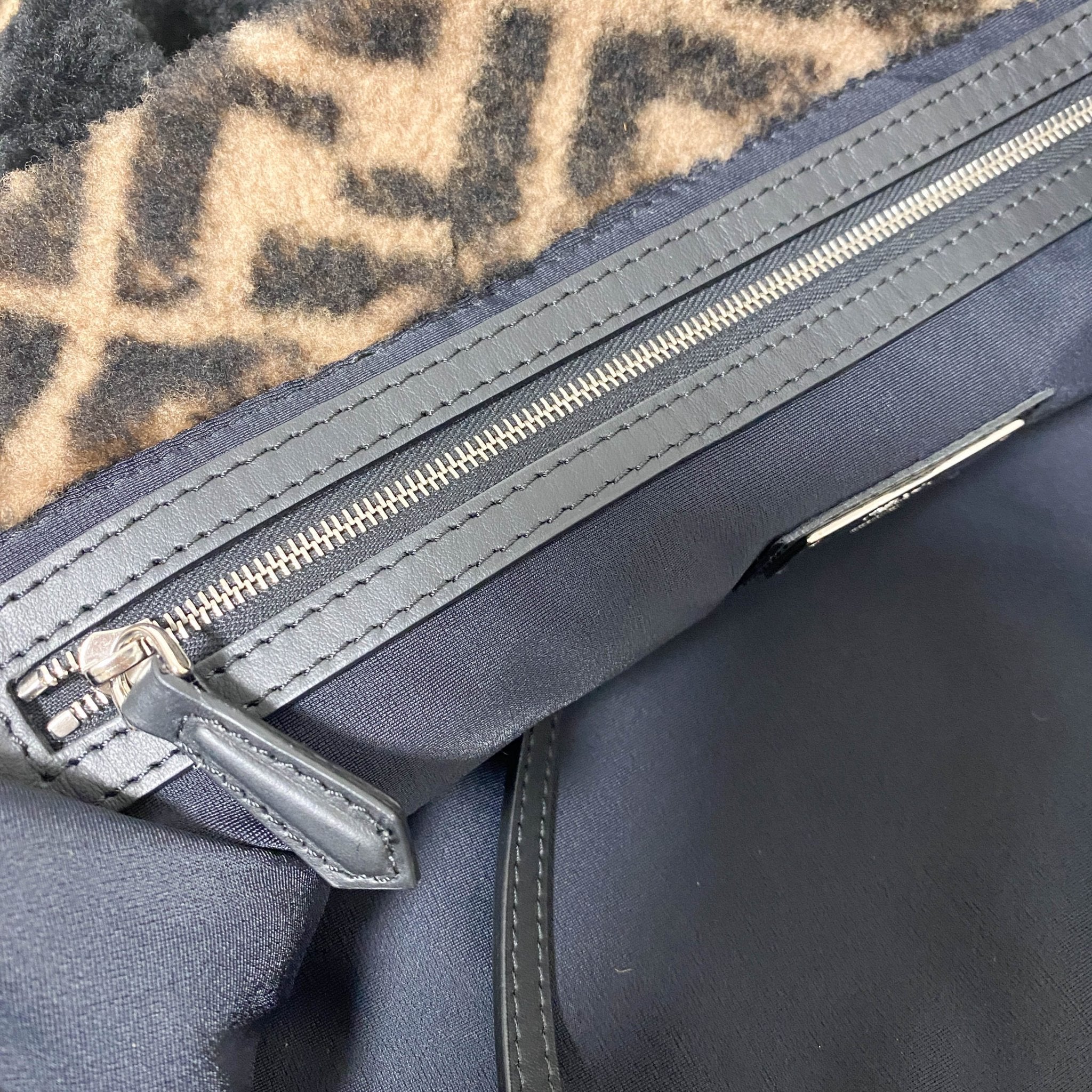 FENDI Zucca Shearling Tote Shoulder bag, in , Sold by HIVE PRELOVED - Totes, ,