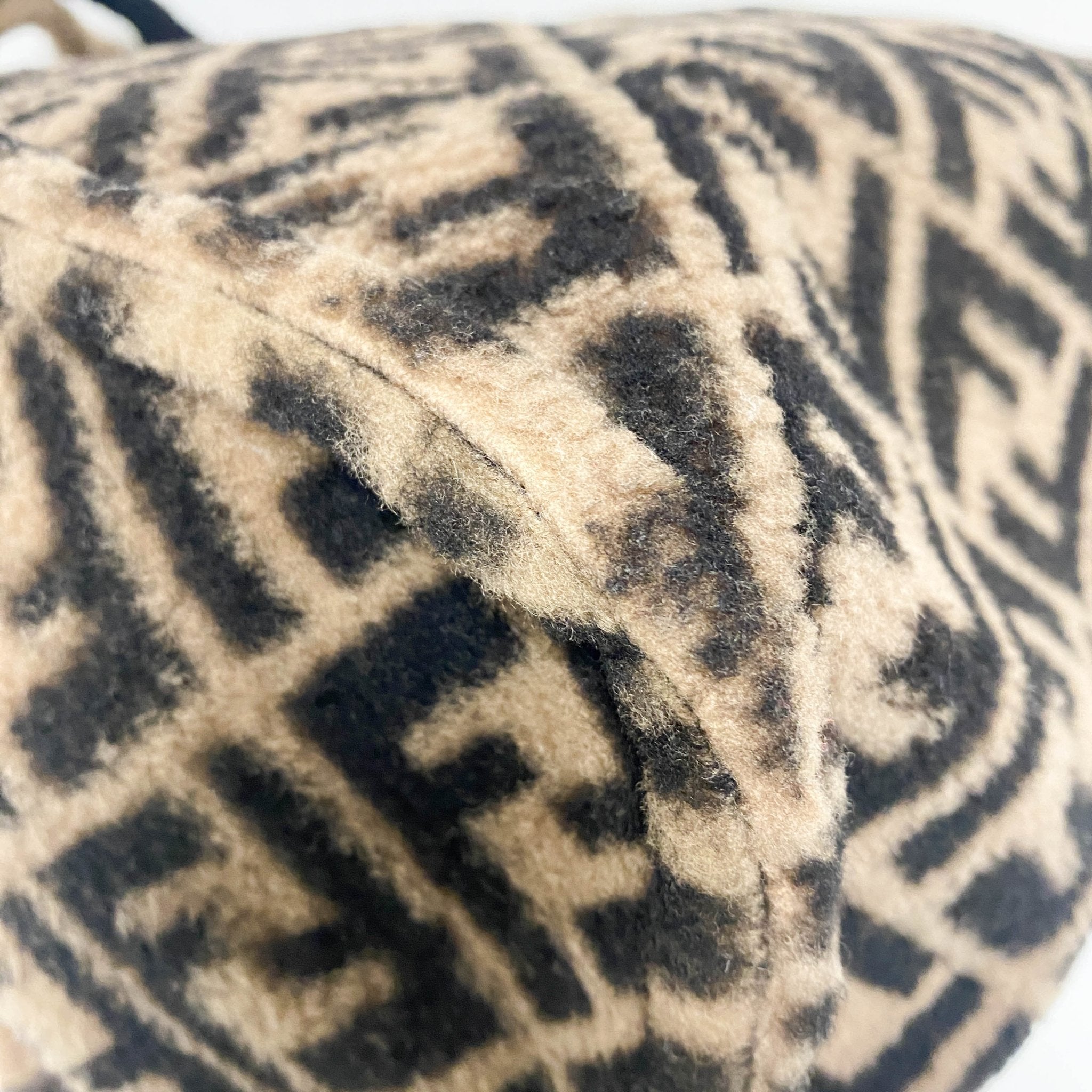 FENDI Zucca Shearling Tote Shoulder bag, in , Sold by HIVE PRELOVED - Totes, ,