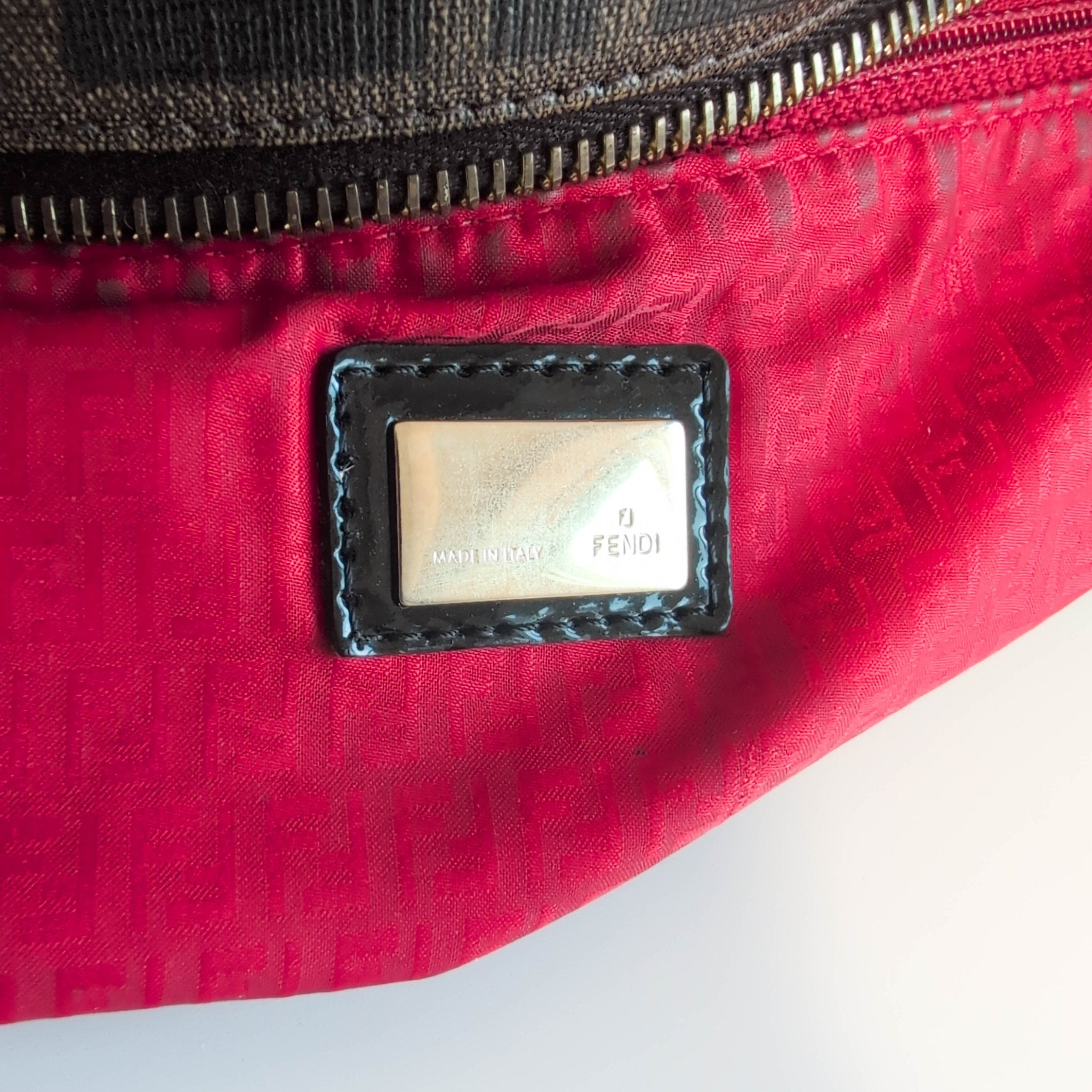 FENDI Zucca Spalmati Patent Baguette Print Medium Roll Tote, in , Sold by HIVE PRELOVED - Totes, ,