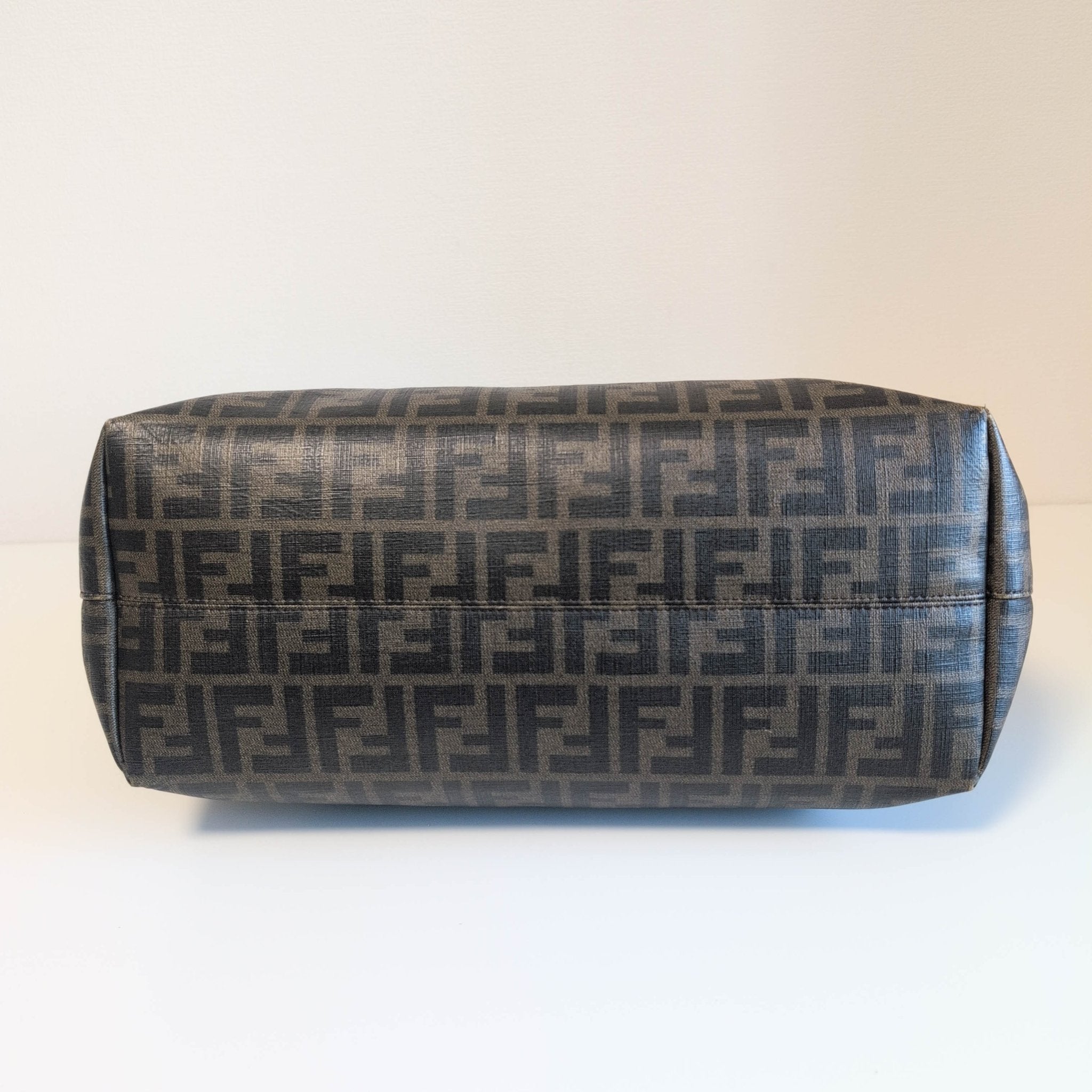 FENDI Zucca Spalmati Patent Baguette Print Medium Roll Tote, in , Sold by HIVE PRELOVED - Totes, ,