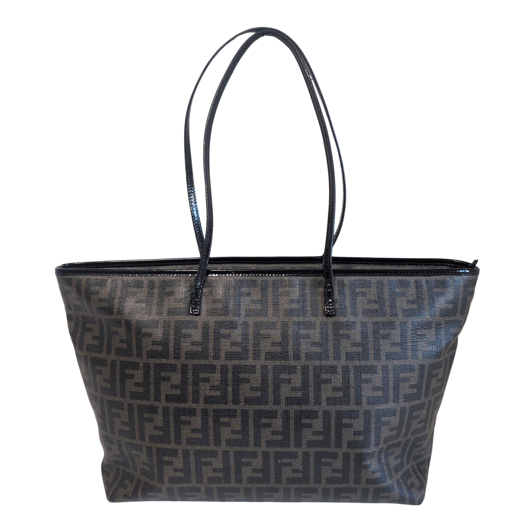 Fendi zucca roll tote bag shop