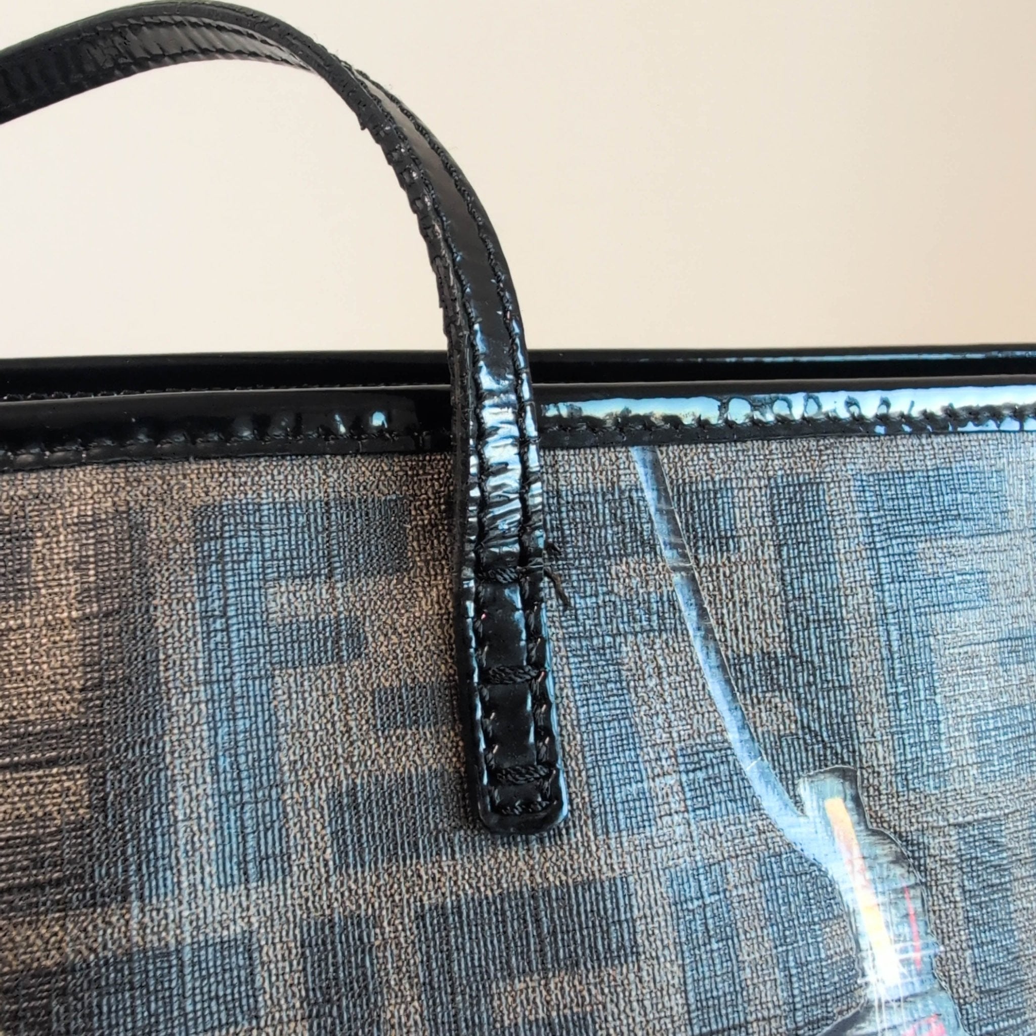 FENDI Zucca Spalmati Patent Baguette Print Medium Roll Tote, in , Sold by HIVE PRELOVED - Totes, ,