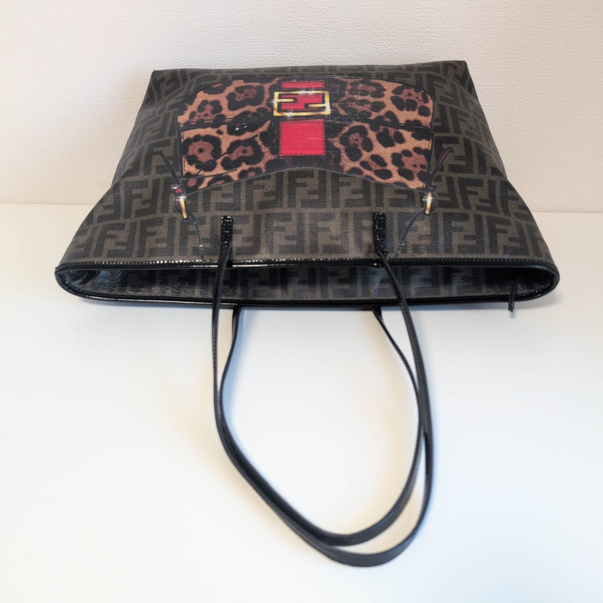 FENDI Zucca Spalmati Patent Baguette Print Medium Roll Tote, in , Sold by HIVE PRELOVED - Totes, ,