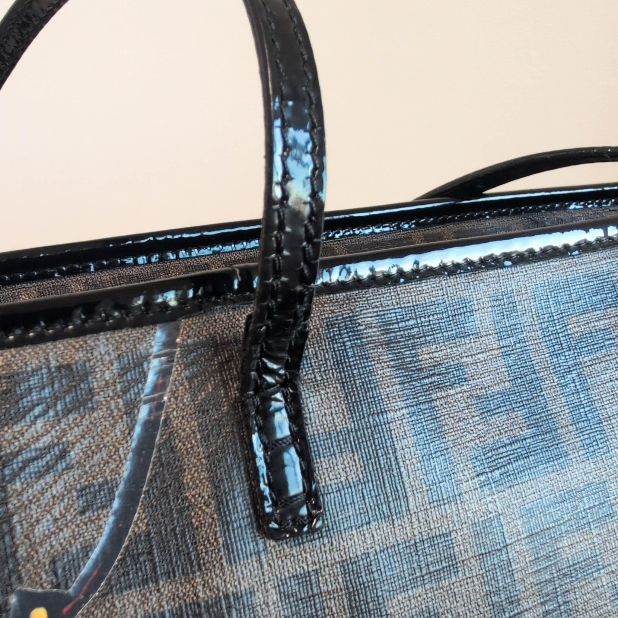 FENDI Zucca Spalmati Patent Baguette Print Medium Roll Tote, in , Sold by HIVE PRELOVED - Totes, ,