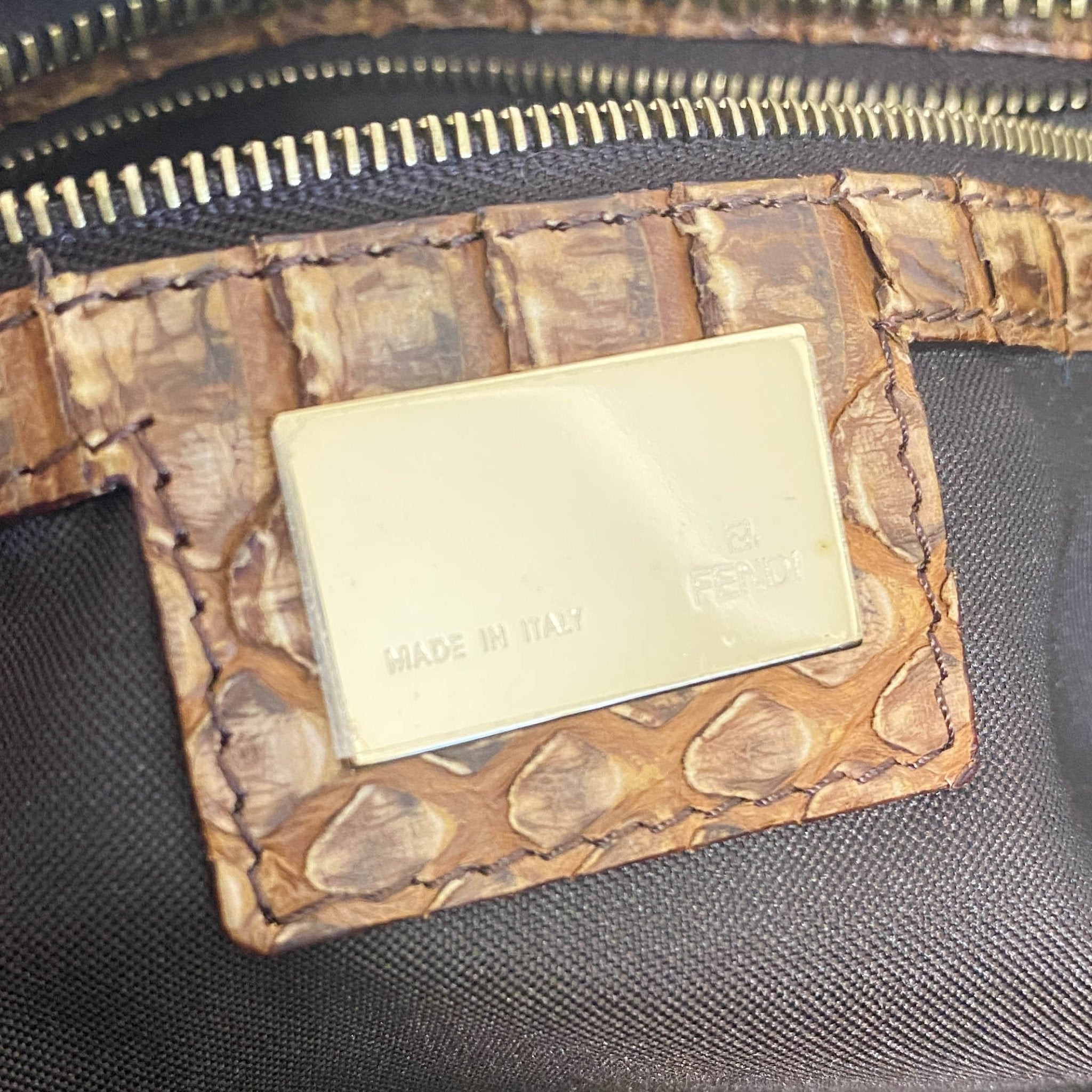 FENDI Zucca/Zebra Print Pony Hair Shoulder Bag, in , Sold by HIVE PRELOVED - Handle Bags, Shoulder Bags,