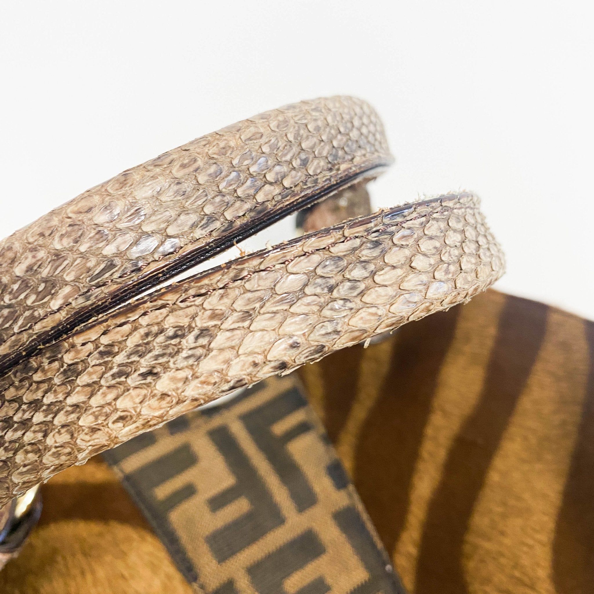 FENDI Zucca/Zebra Print Pony Hair Shoulder Bag, in , Sold by HIVE PRELOVED - Handle Bags, Shoulder Bags,