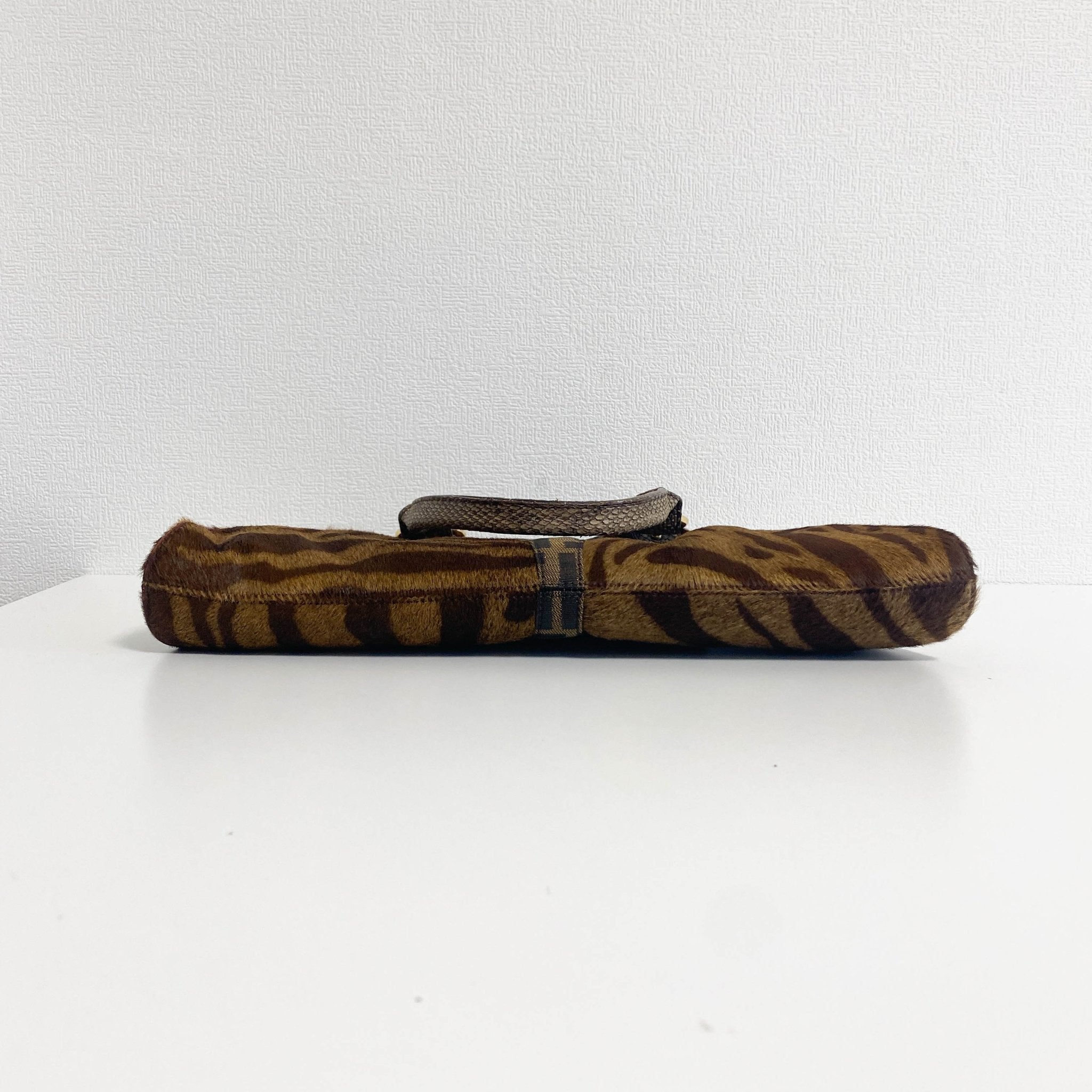 FENDI Zucca/Zebra Print Pony Hair Shoulder Bag, in , Sold by HIVE PRELOVED - Handle Bags, Shoulder Bags,