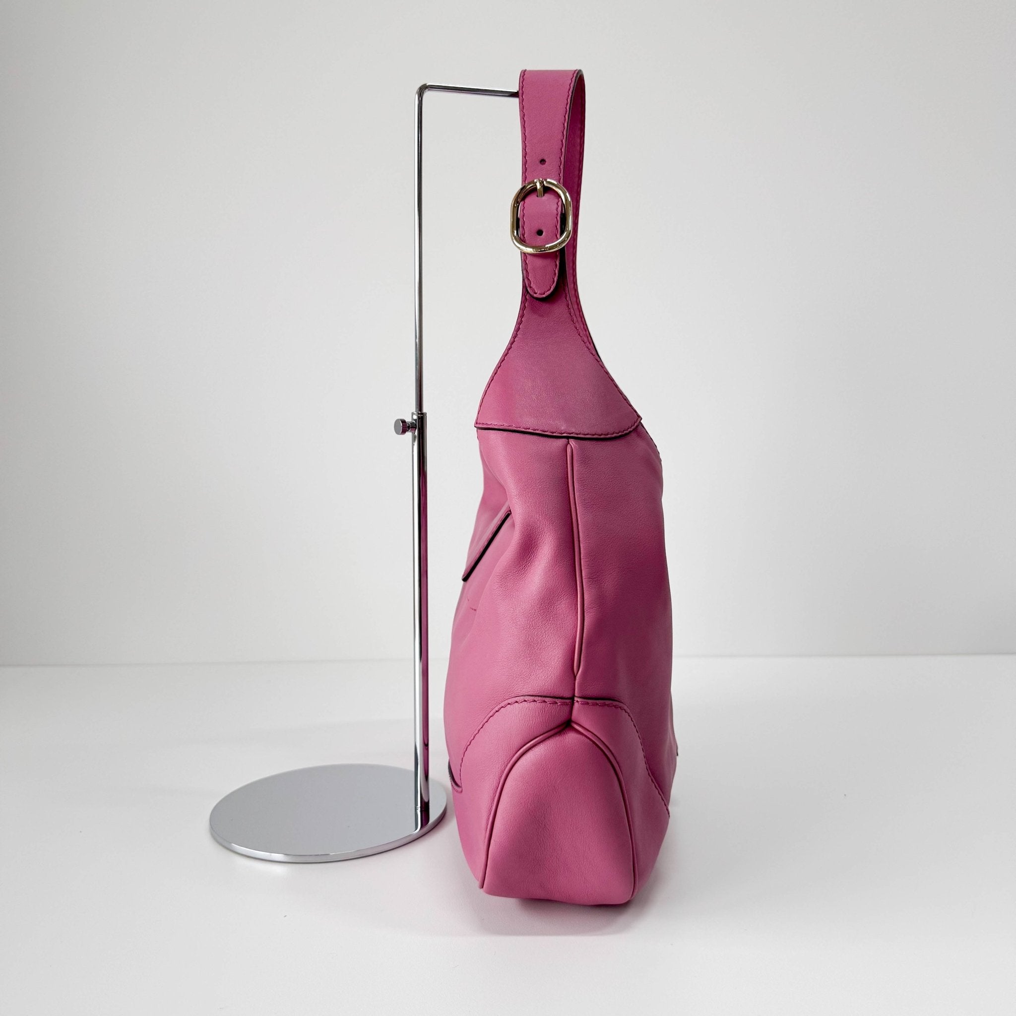 GUCCI 1961 Jackie Pink Leather Hobo Shoulder Bag, in , Sold by HIVE PRELOVED - Shoulder Bags, ,