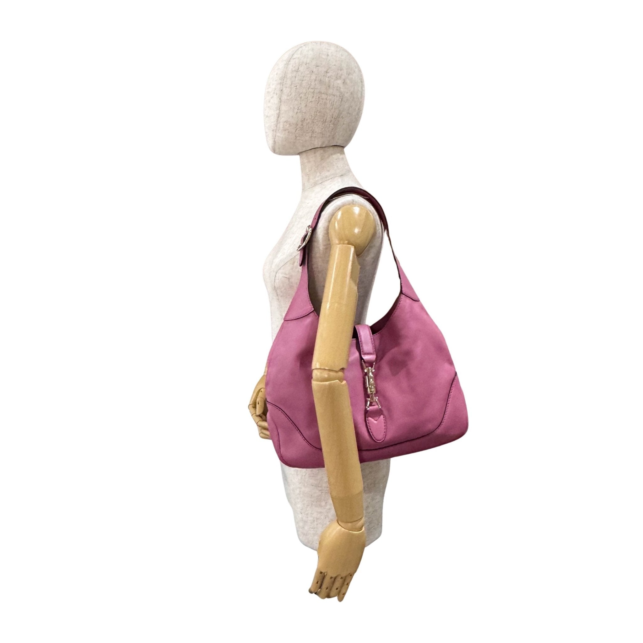 GUCCI 1961 Jackie Pink Leather Hobo Shoulder Bag, in , Sold by HIVE PRELOVED - Shoulder Bags, ,